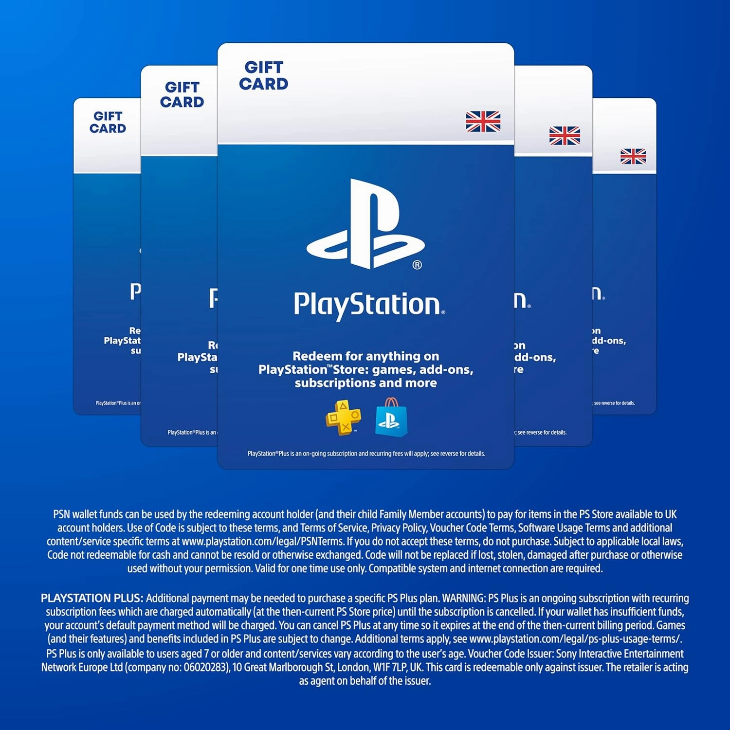 50 PlayStation Store Gift Card | PSN UK Account