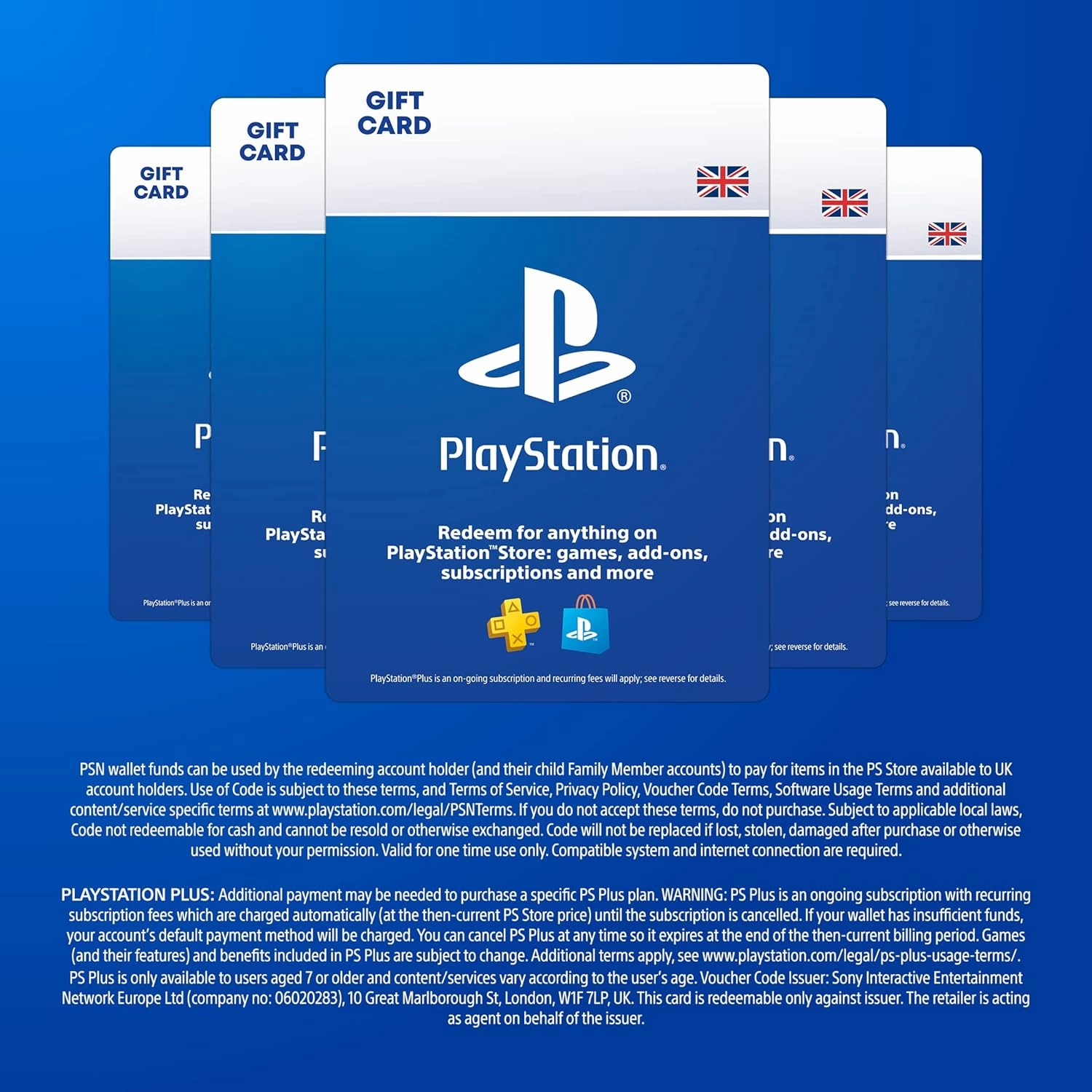 50 PlayStation Store Gift Card | PSN UK Account