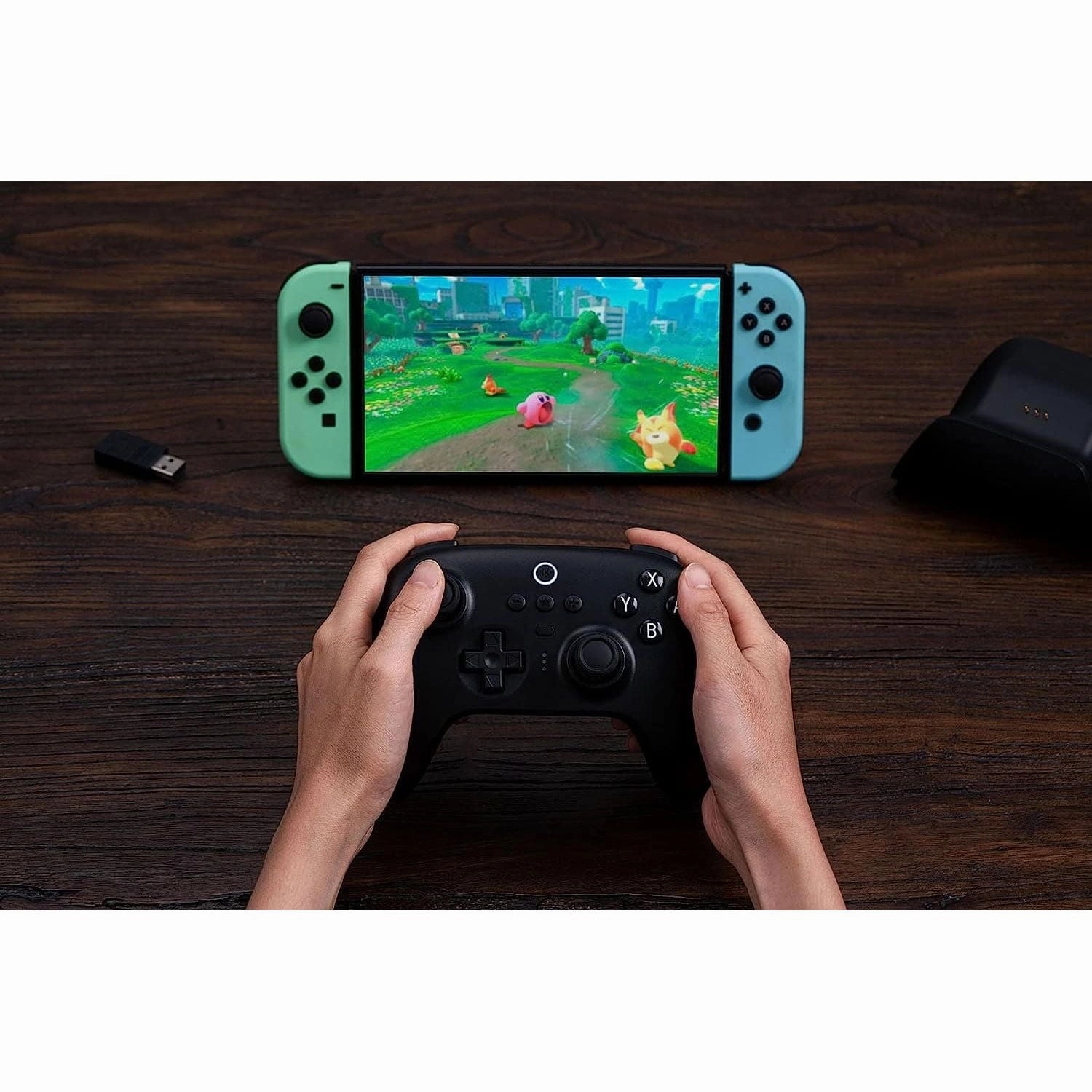 8BitDo Ultimate Bluetooth & 2.4g Controller with Charging Dock for Switch and Windows - Black