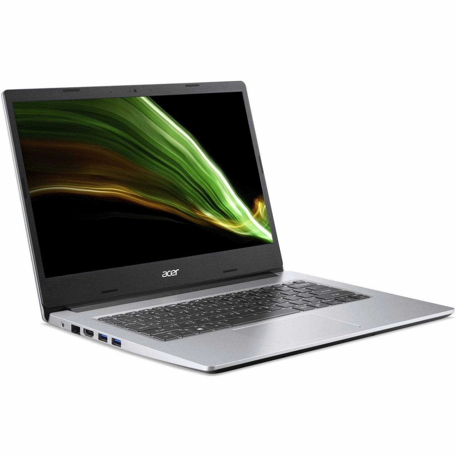 Acer Aspire 1 14" A114-33-C8z9 Intel Celeron 4GB 64GB Intel UHD Graphics Microsoft 365 Personal Included (12 Months) - Silver