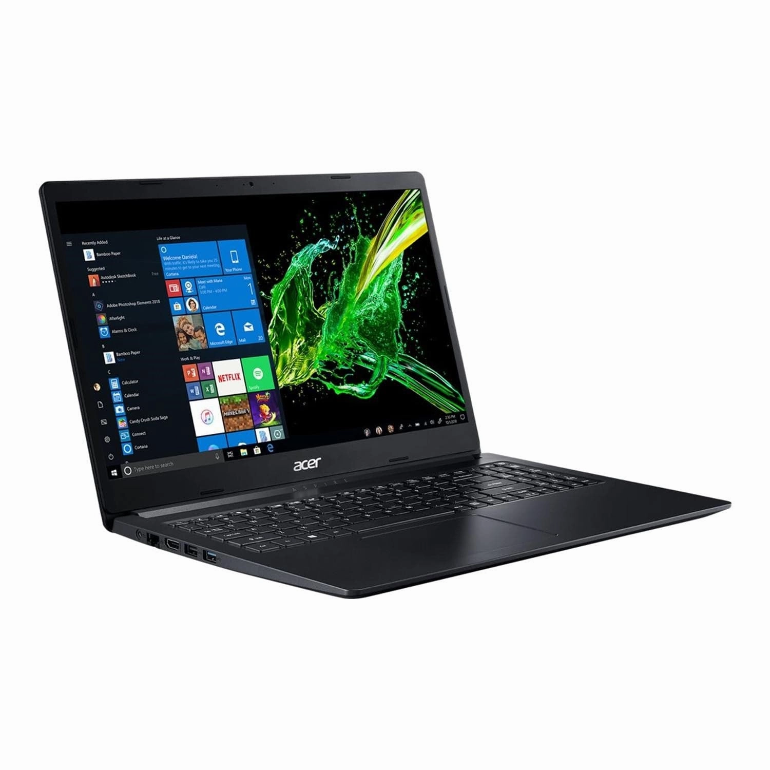 Acer Aspire 3 A315-34 15.6 Inch Intel Celeron N4000 4GB 128GB SSD  Windows 10 Laptop Black