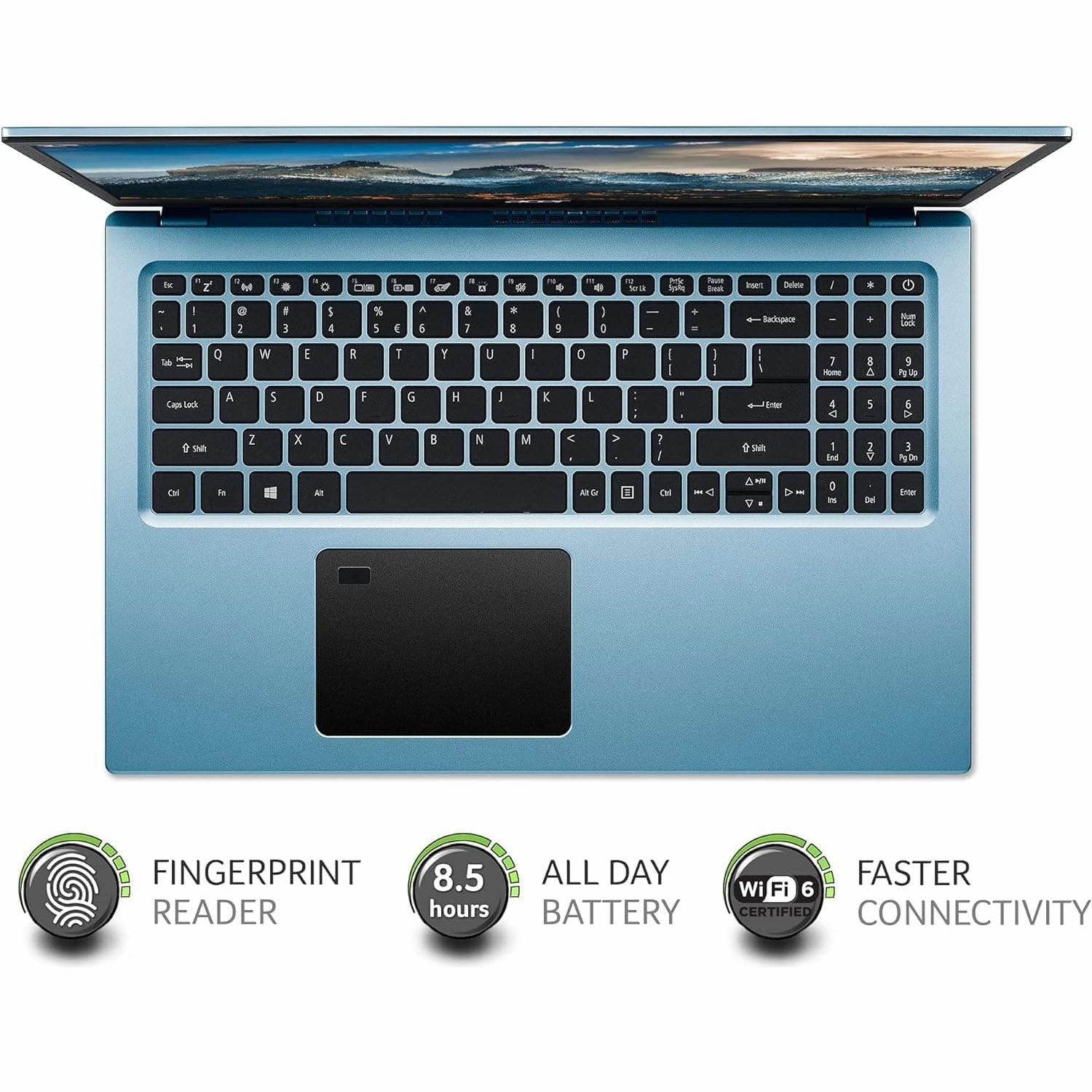 Acer Aspire 5 A515-56 15.6 inch Laptop - (Intel Core i5-1135G7, 8GB, 1TB SSD, Full HD Display, Windows 10, Blue)