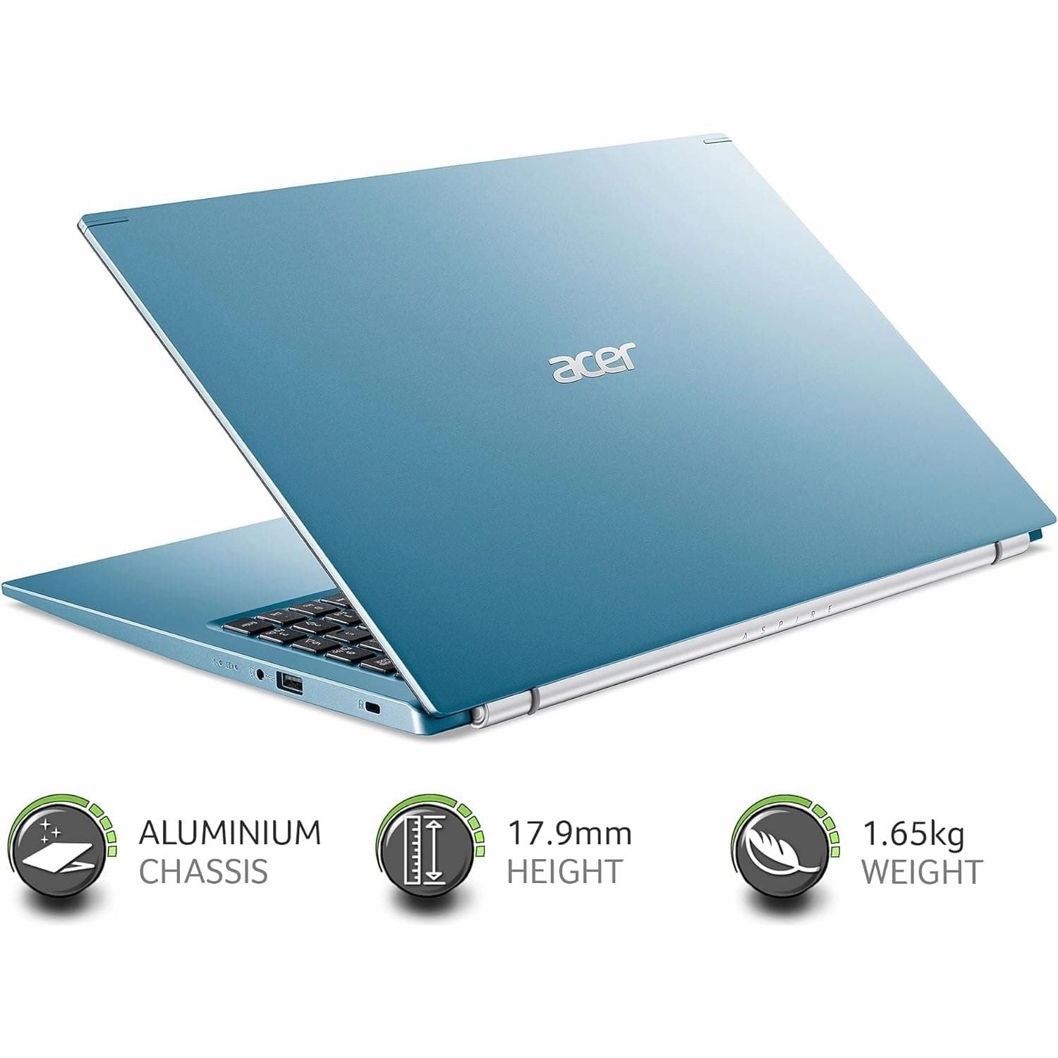 Acer Aspire 5 A515-56 15.6 inch Laptop - (Intel Core i5-1135G7, 8GB, 1TB SSD, Full HD Display, Windows 10, Blue)