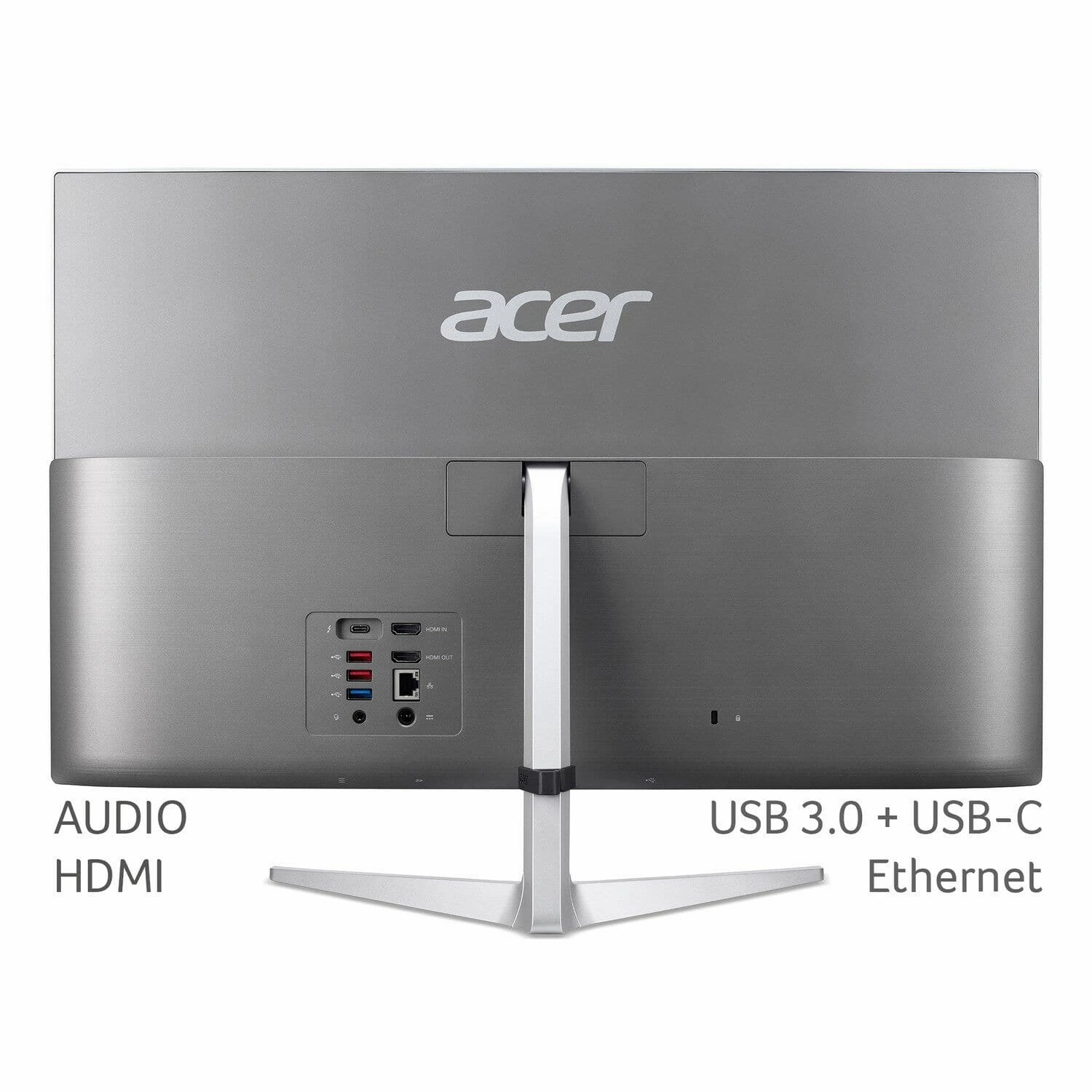 ACER Aspire C24-1650 23.8" All-in-One PC - Intel? Core? i3, 256 GB SSD, 8GB RAM - Silver