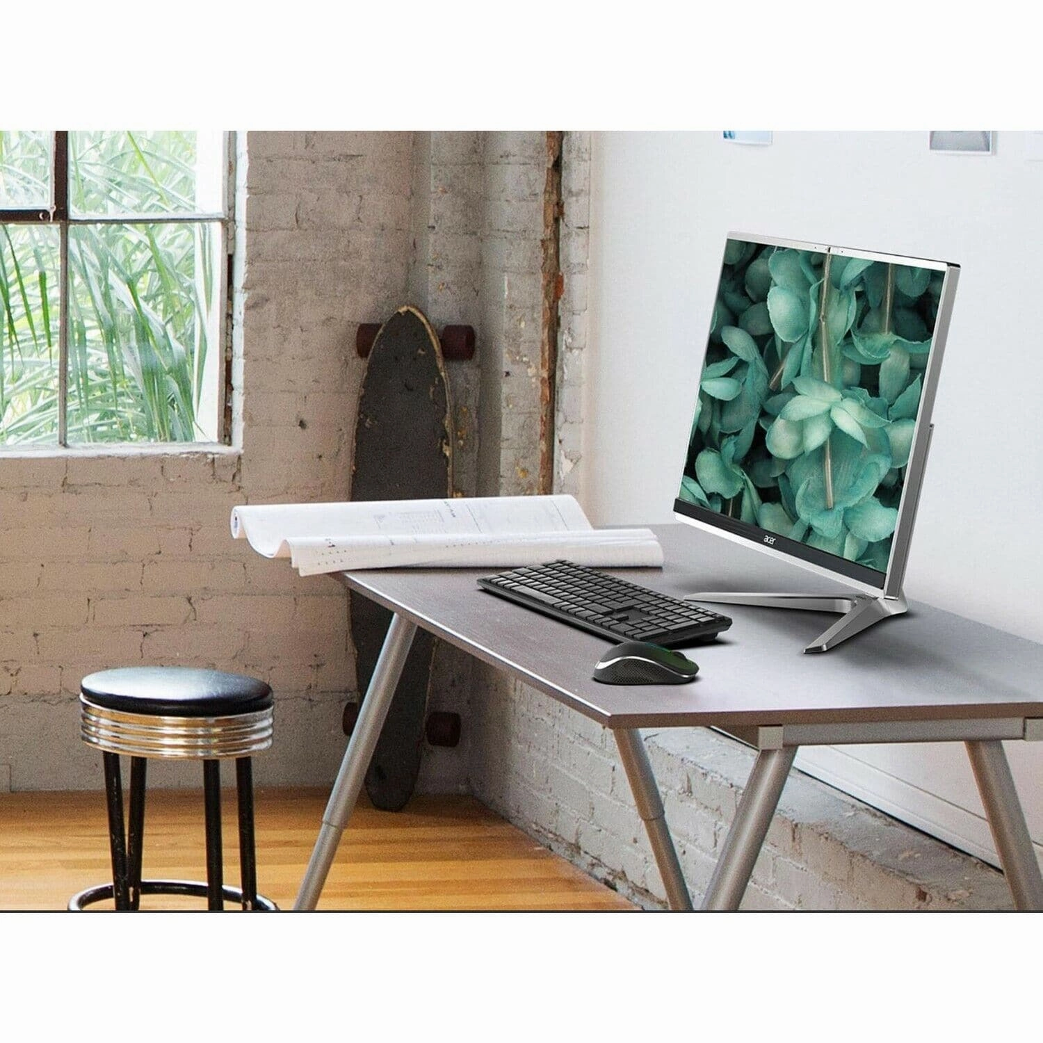 ACER Aspire C24-1650 23.8" All-in-One PC - Intel? Core? i3, 256 GB SSD, 8GB RAM - Silver