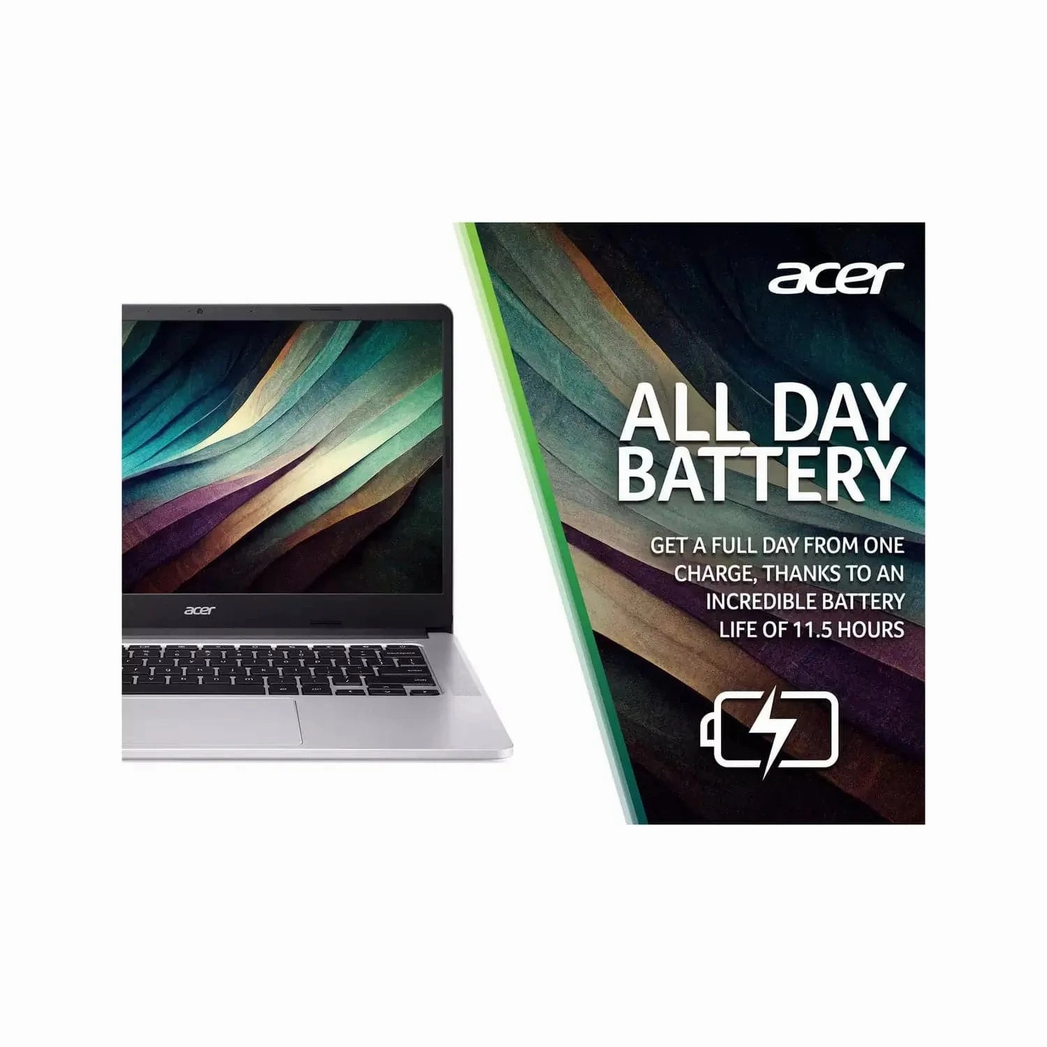 Acer CB314-3H 14in Celeron 8GB 128GB Chromebook Bundle