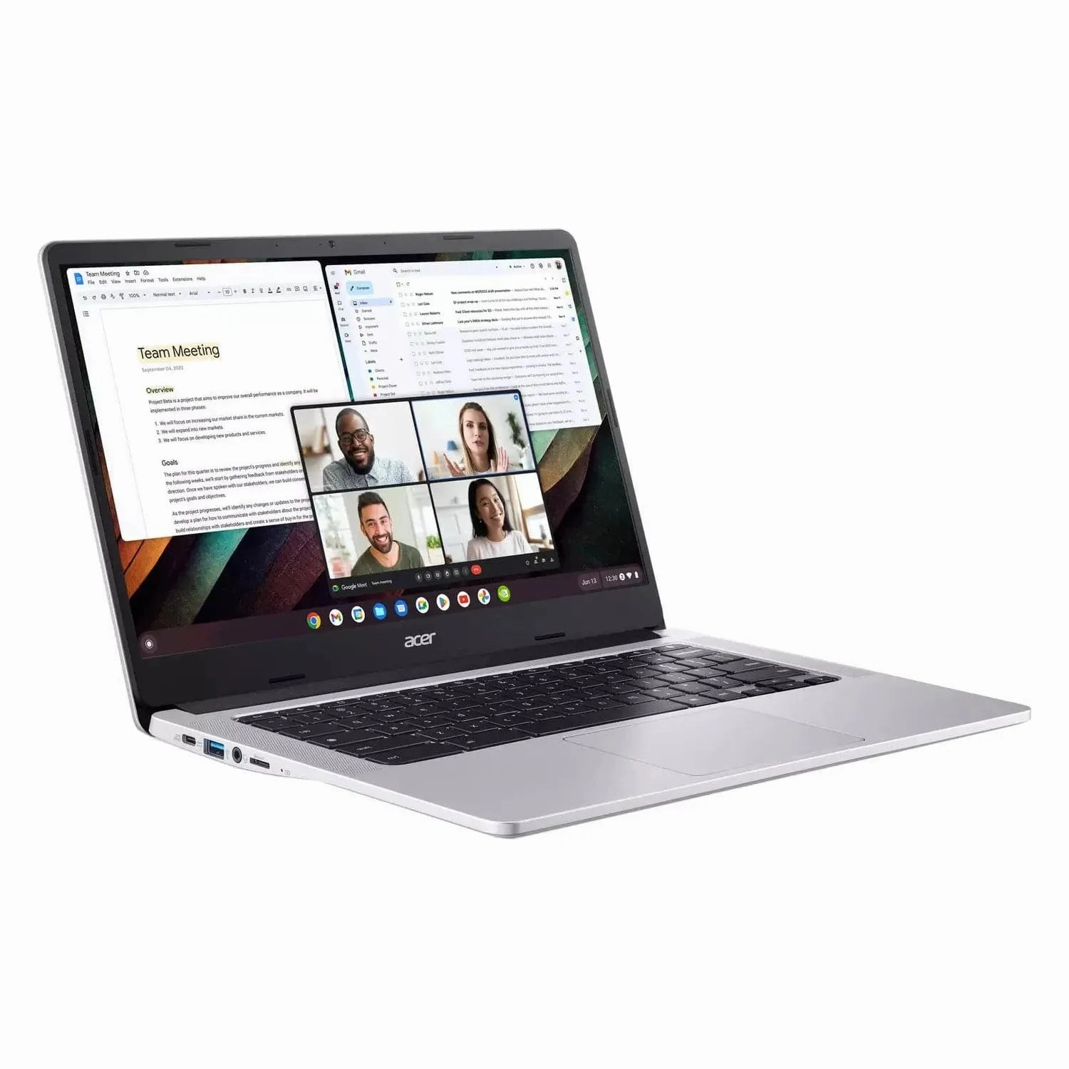 Acer CB314-3H 14in Celeron 8GB 128GB Chromebook Bundle