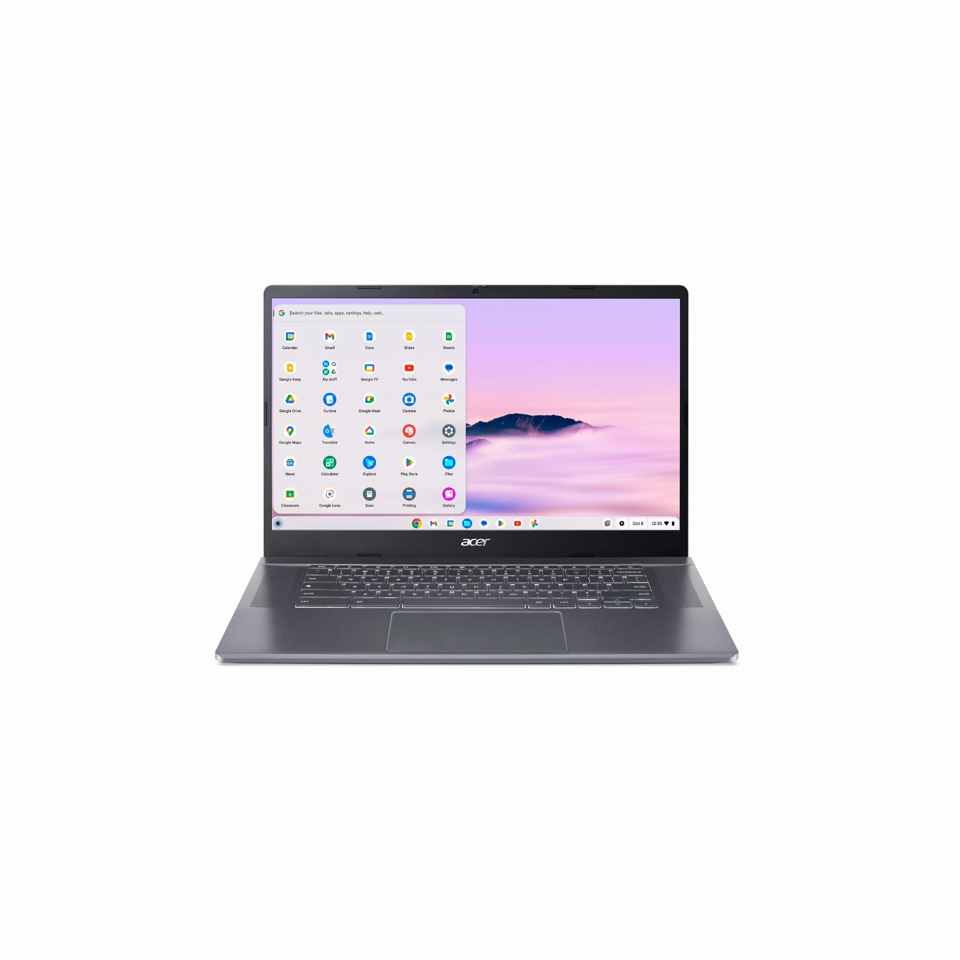 Acer Chromebook Plus 515 CB515-2H-32Q4 - Intel Core i3-1215U (12th Gen), 8GB LPDDR5X, 256GB PCIe NVMe SSD (M.2), Iron