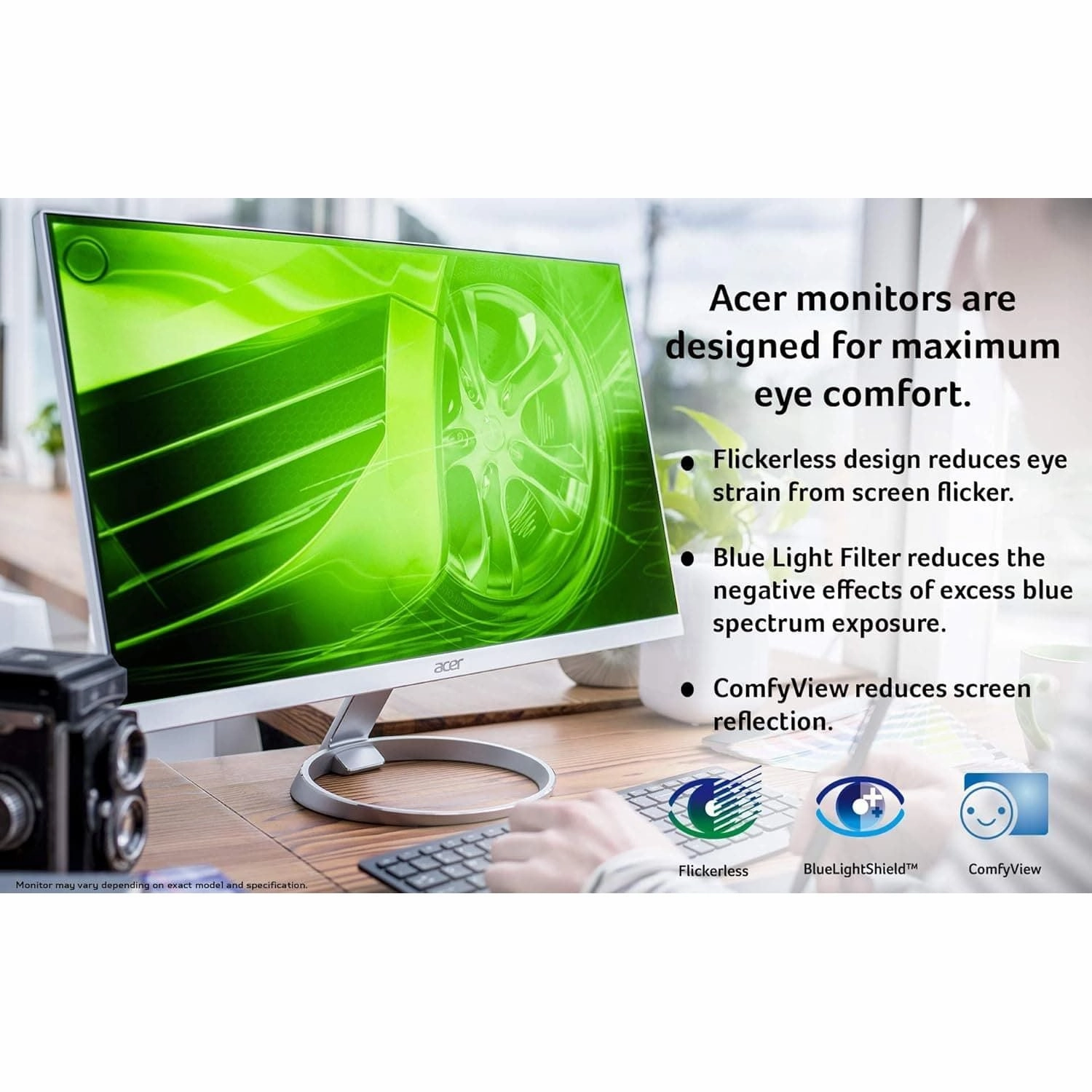 Acer K242HLbid 24 Inch FHD Monitor, Black (TN Panel, 5ms, HDMI, DVI)