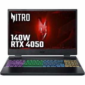Acer Nitro 5 AN515-58 Gaming Laptop - Intel Core i7-12650H, 16GB, 1TB SSD, NVIDIA GeForce RTX 4060 8G, 15.6" FHD IPS 144Hz, Windows 11 , Black computer monitors, 4k monitor for work, gaming monitors sale