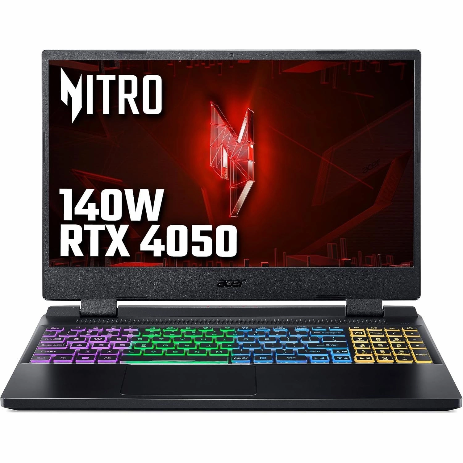 Acer Nitro 5 AN515-58 Gaming Laptop - Intel Core i7-12650H, 16GB, 1TB SSD, NVIDIA GeForce RTX 4060 8G, 15.6" FHD IPS 144Hz, Windows 11 , Black computer monitors, 4k monitor for work, gaming monitors sale