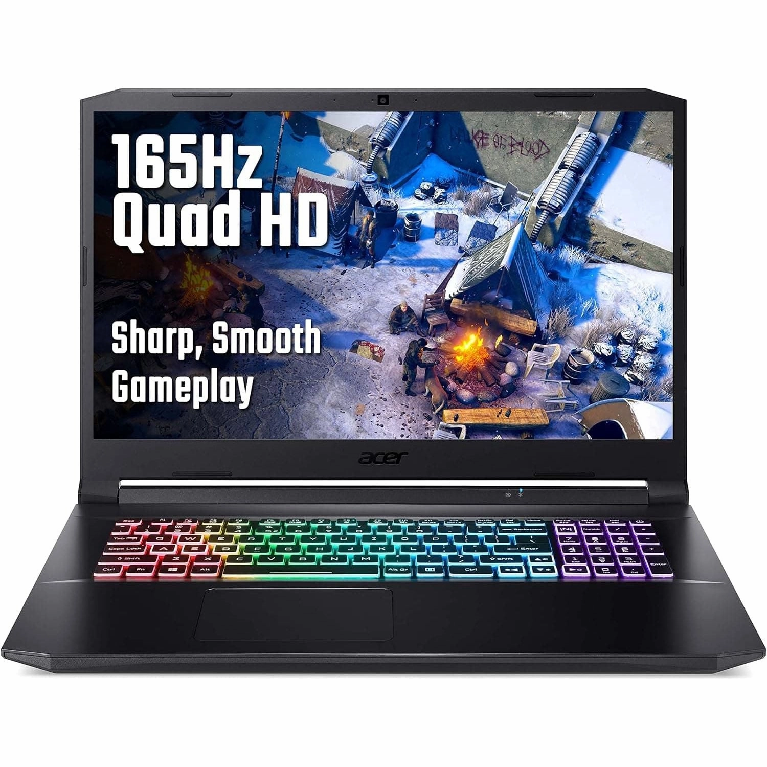 Acer Nitro 5 (AN517-54) - 17.3 Inch - 512GB SSD - 16GB - Intel Core i7-11800H -  NVIDIA GeForce RTX 3060 - QHD 165Hz - Gaming Laptop - Black