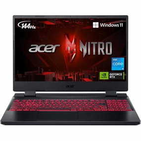 Acer Nitro 5 Gaming Laptop - 15.6" FHD 144Hz, Intel i5-12500H, RTX 3050 Ti, 16GB DDR4, 512GB SSD, Wi-Fi 6, Black mobile phone and accessories, smartphone gadgets, screen protectors for iphone
