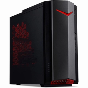 Acer Nitro N50-620 Gaming PC - (Intel Core i5-11400F, 8GB, 1TB SSD, NVIDIA GeForce GTX 1650, Windows 10, Black) desktop computers, gaming desktop pc, all in one desktop deals