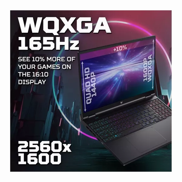 ACER Predator Helios Neo 16" Gaming Laptop - Intel? Core? i7, RTX 4060, 1 TB SSD, Black