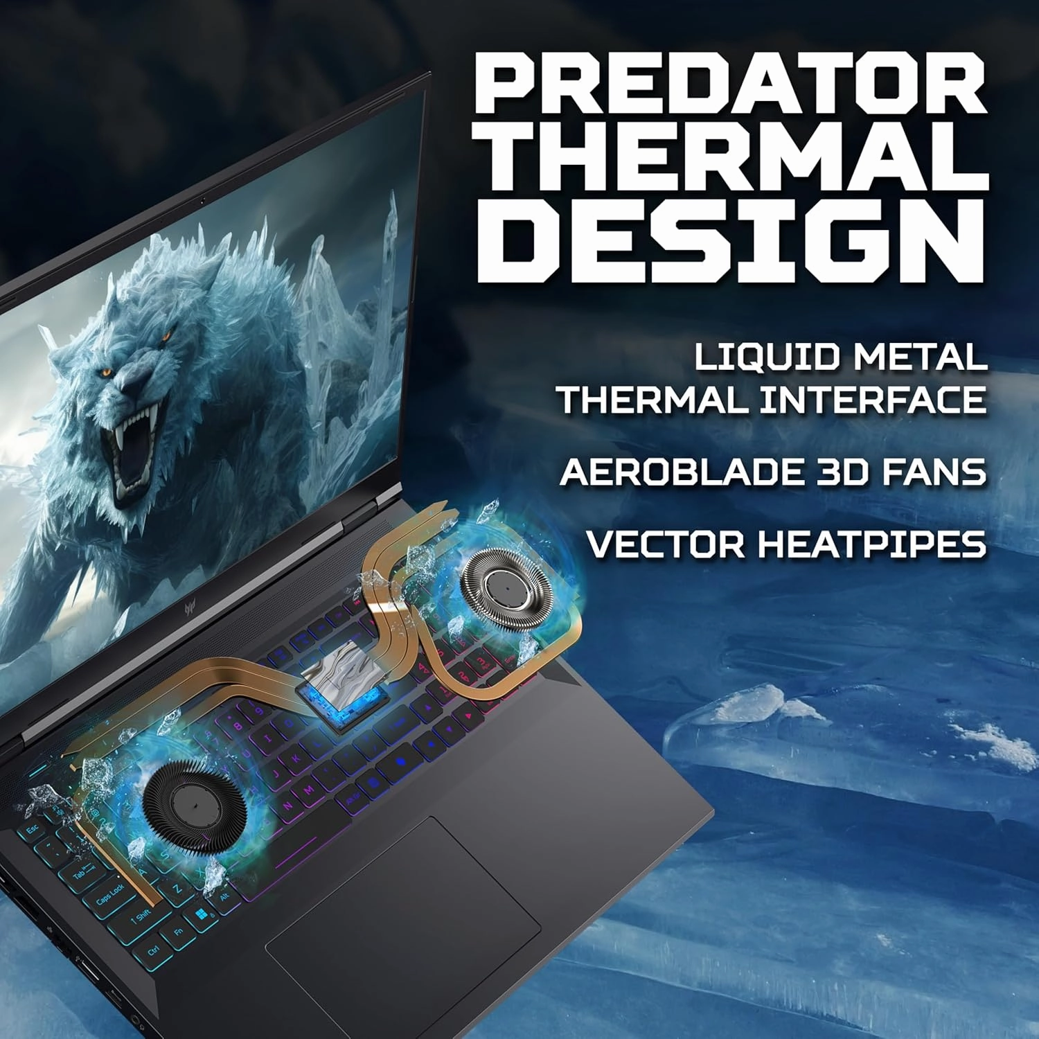 Acer Predator Helios Neo 18 Gaming Laptop - i7-14700HX, 16GB RAM, 1TB SSD, RTX 4070, 18" WQXGA 165Hz, Windows 11