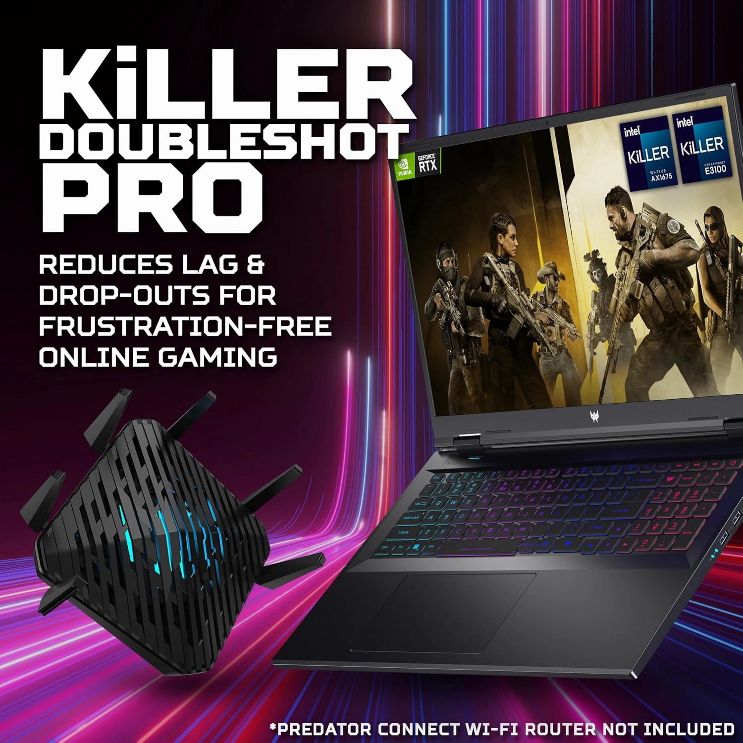 Acer Predator Helios Neo 18 Gaming Laptop - i7-14700HX, 16GB RAM, 1TB SSD, RTX 4070, 18" WQXGA 165Hz, Windows 11