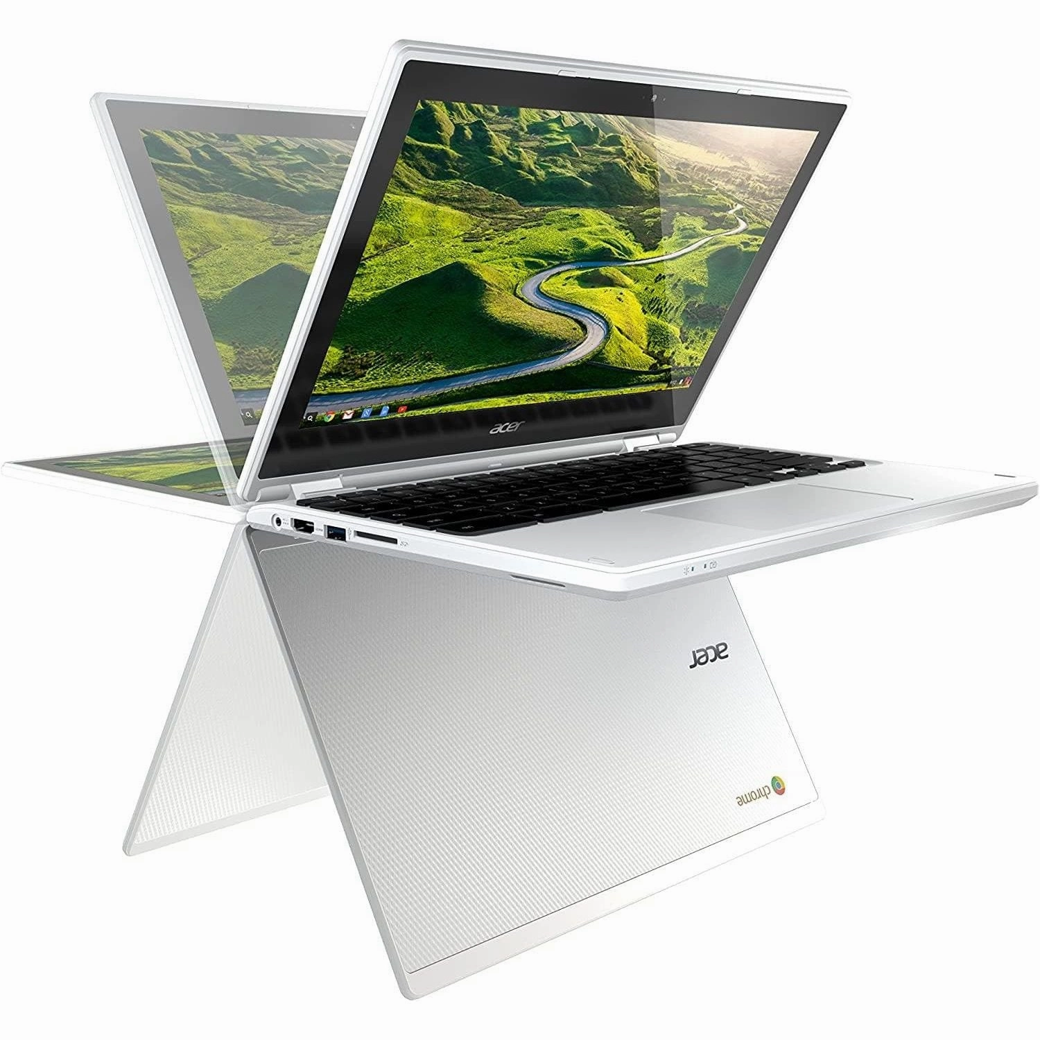 Acer R11 CB5-132T, Intel Celeron N3060, 4GB, 32GB, Touchscreen Chromebook -White