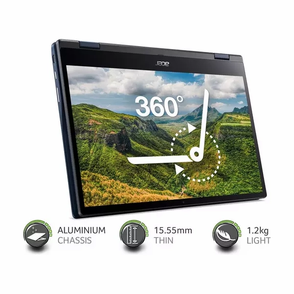ACER Spin 513 LTE 13.3" 2 in 1 Chromebook - Snapdragon 7c Gen 2, 128 GB eMMC, Blue
