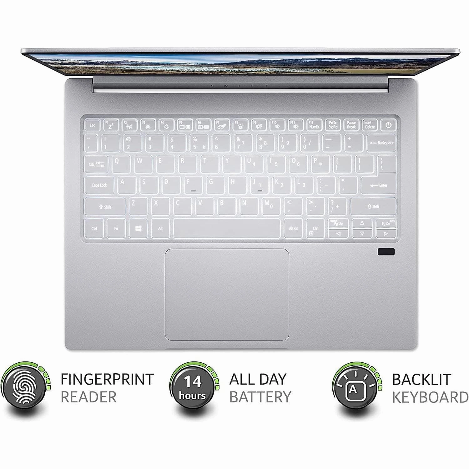 Acer Swift 3 - 13.5" Laptop - Intel Core i5-1135G7, 8GB, 512GB SSD, QHD 3:2 Display, Windows 10, Silver