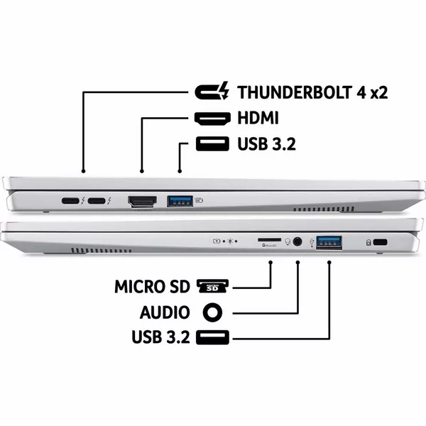 ACER Swift Go 14" Laptop - Intel? Core? Ultra 5, 512 GB SSD, Silver