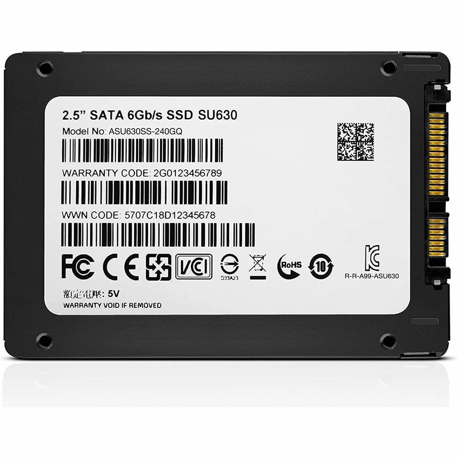 ADATA Ultimate SU630 240GB Solid State Drive, black