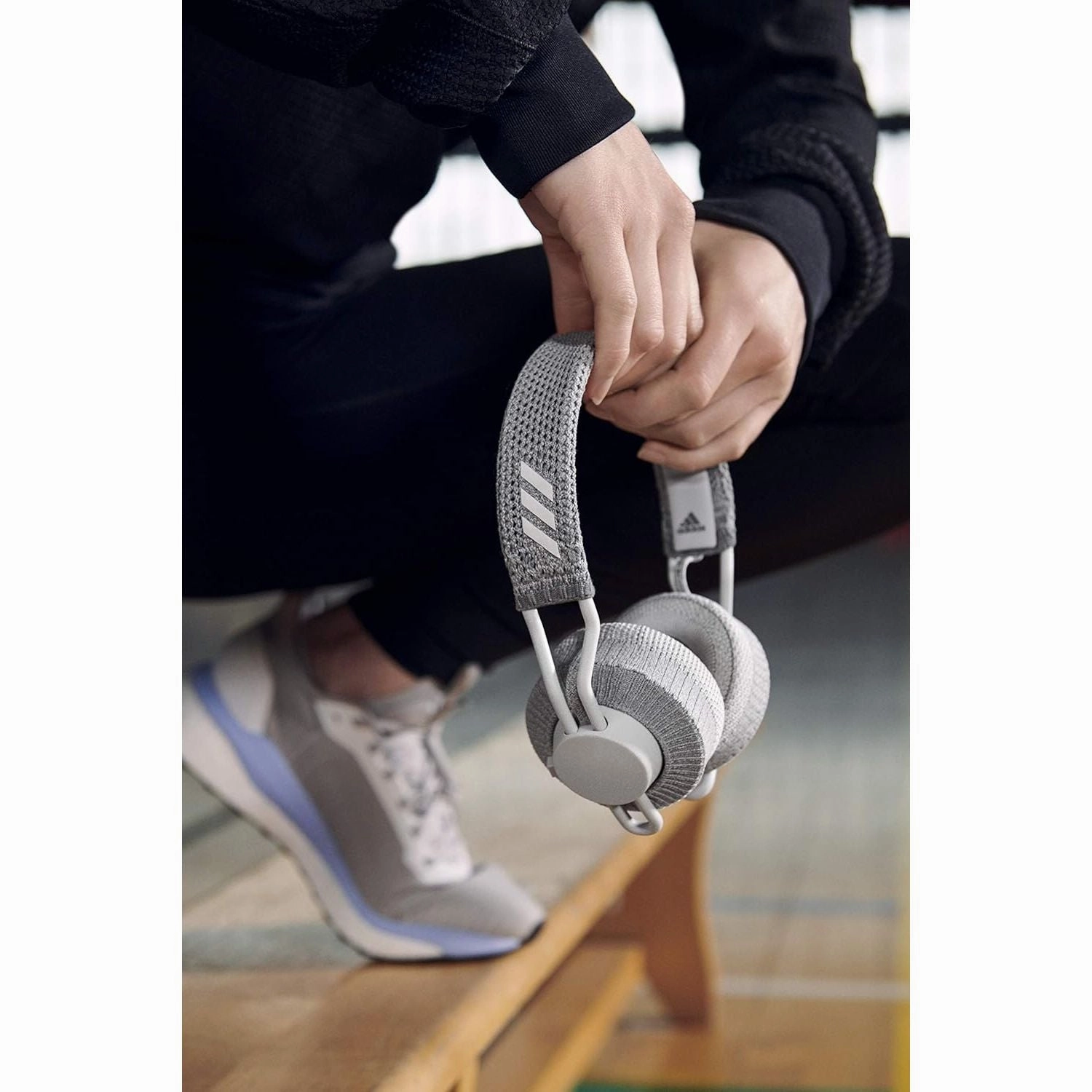 adidas RPT-001 Sport Bluetooth Headphones - Over-Ear, Light Grey