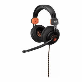 ADX Firestorm Core Gaming Headset - Black & Orange bluetooth headphones, cheap wireless headphones, headphones with mic