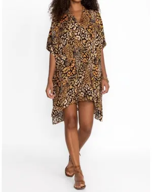 Afeni (Gold) Oversized Button Down Shirt