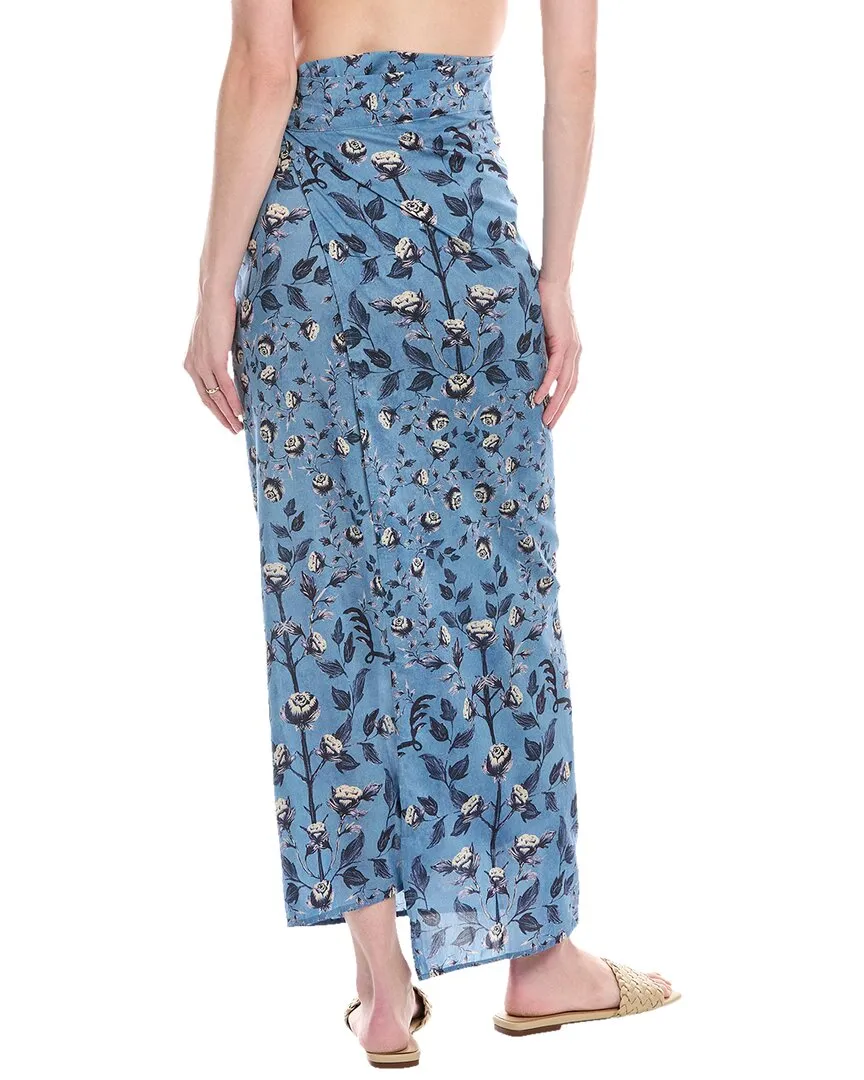 Agua by Agua Bendita Tinaja Silk-Blend Caftan