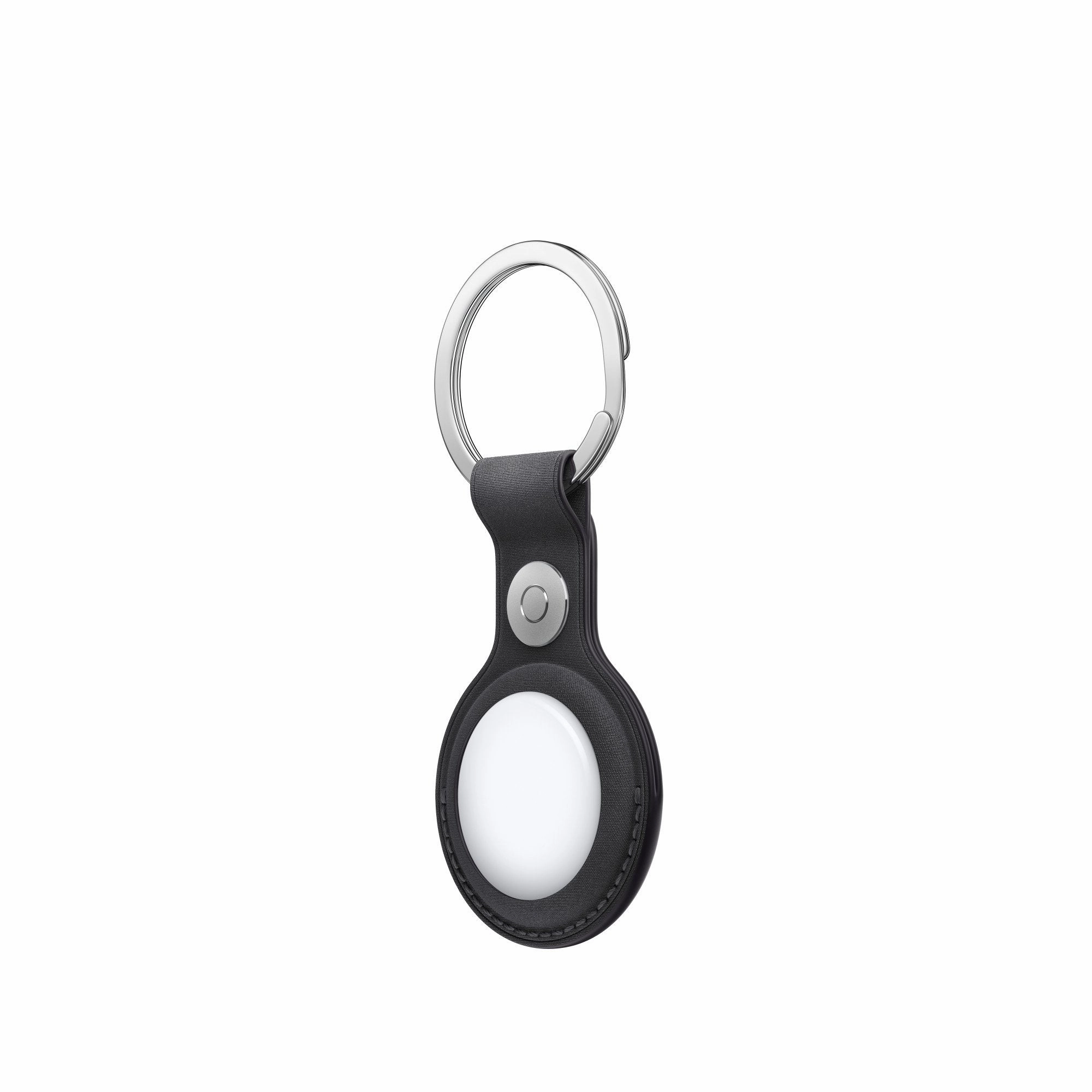 AirTag FineWoven Key Ring  Black