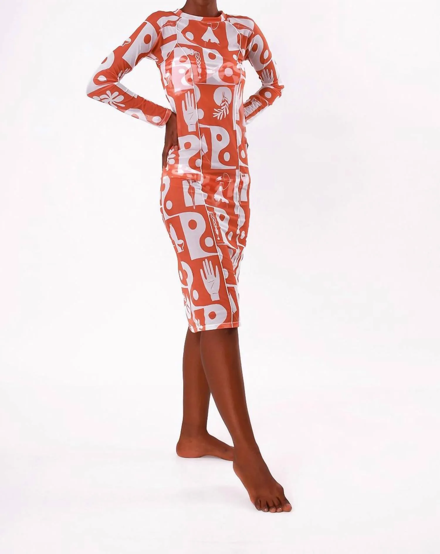 Alana Tulle Dress In Kozmo Peach