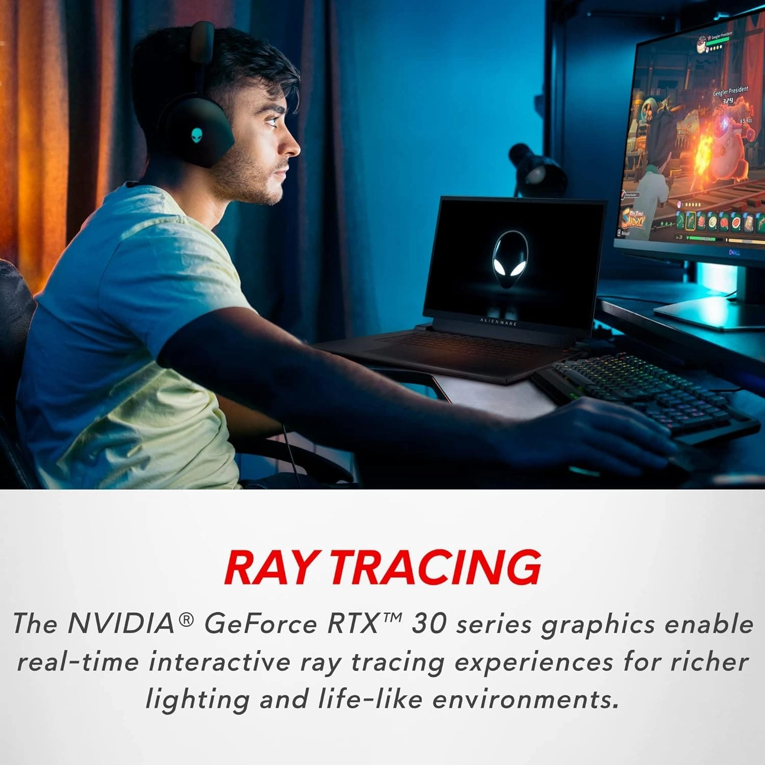 Alienware M17 R5 Gaming Laptop | 17.3" FHD 480Hz | Ryzen 9 6900HX | 32GB DDR5 | 1TB SSD | RTX 3080 | Windows 11 | Dark Side of the Moon Black
