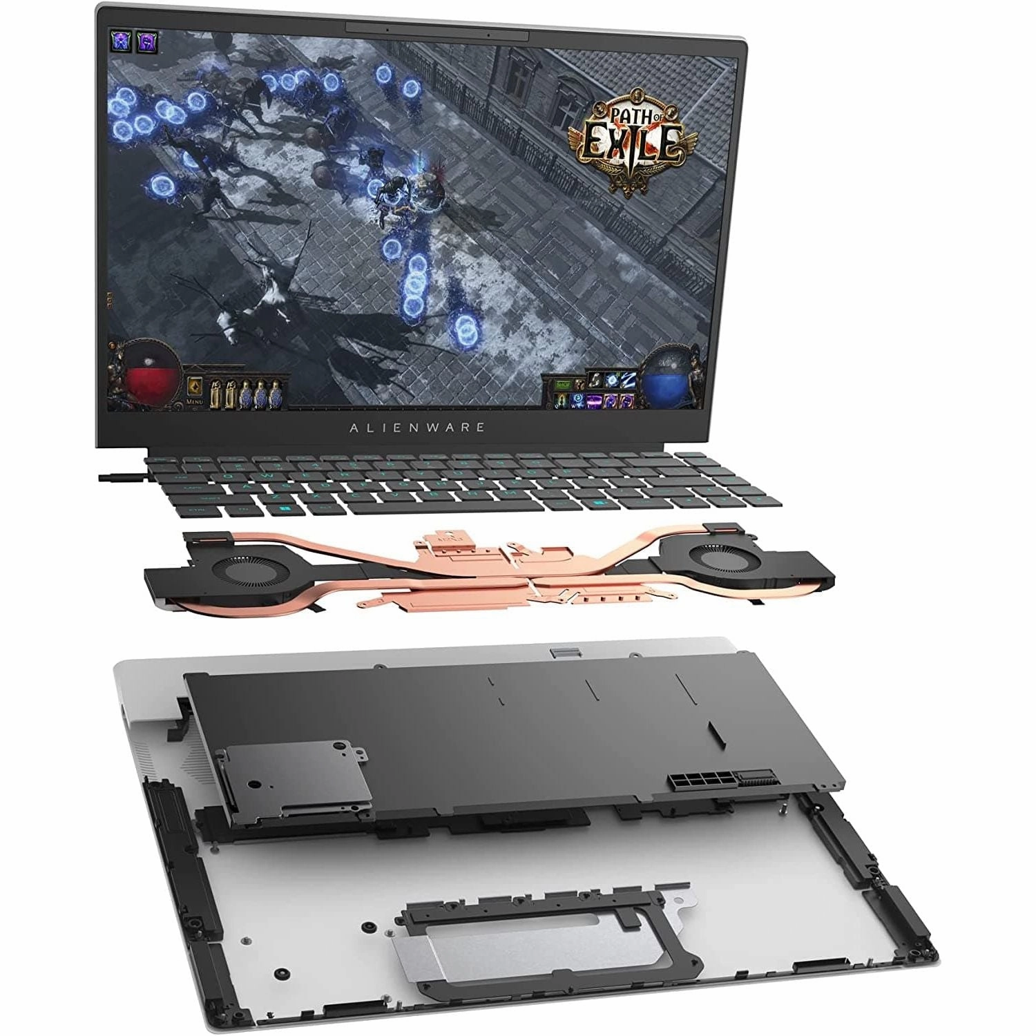 Alienware x14 14.0" FHD Gaming Laptop, Intel Core i7-12700H, NVIDIA GeForce RTX 3060 6GB, 16GB RAM, 512GB SSD, Windows 11 Home (Lunar Light), White