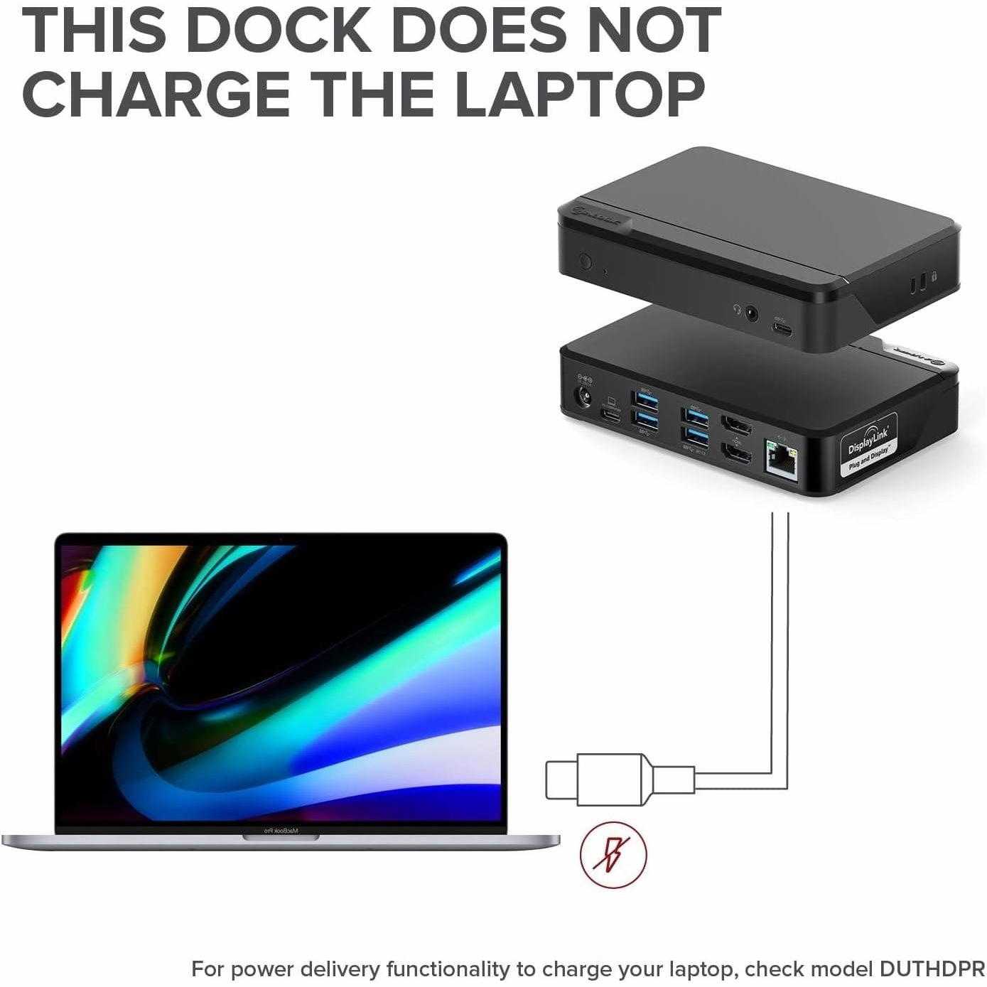 ALOGIC Universal Twin HD Docking Station Dual Display 1080p@60Hz, 2x HDMI, 1 x USB-C 3.1(5G), 4 x USB-A 3.0(5G), 1 x Audio, 1 x Gigabit Ethernet Lock slotC DUTHD