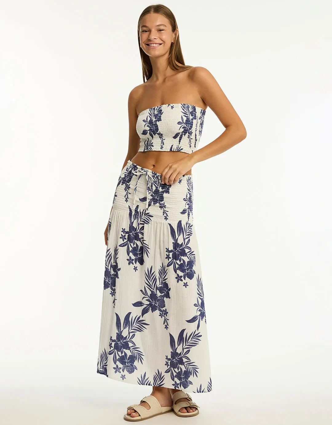 Aloha Beach Bandeau Top - White