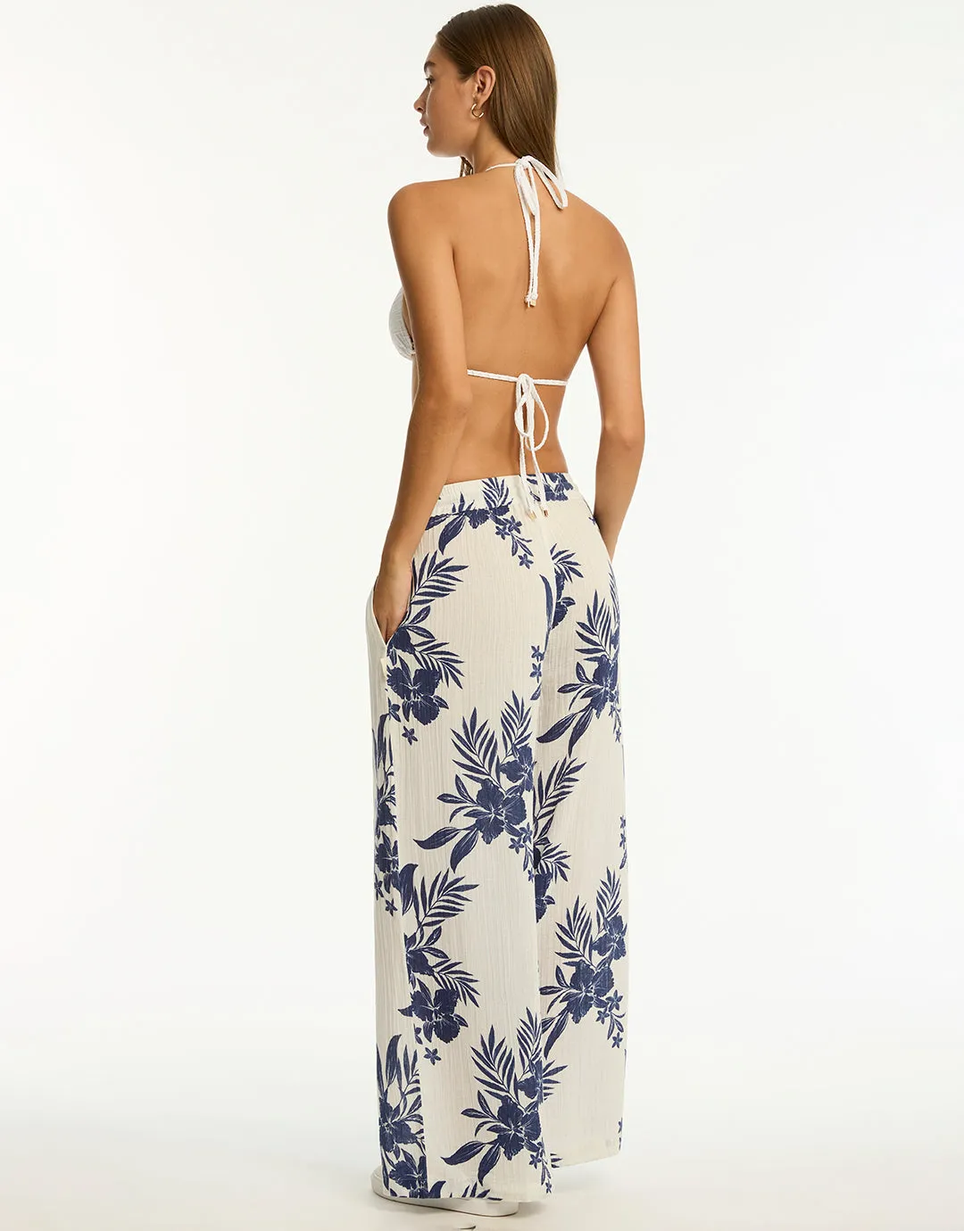 Aloha Beach Pants - White