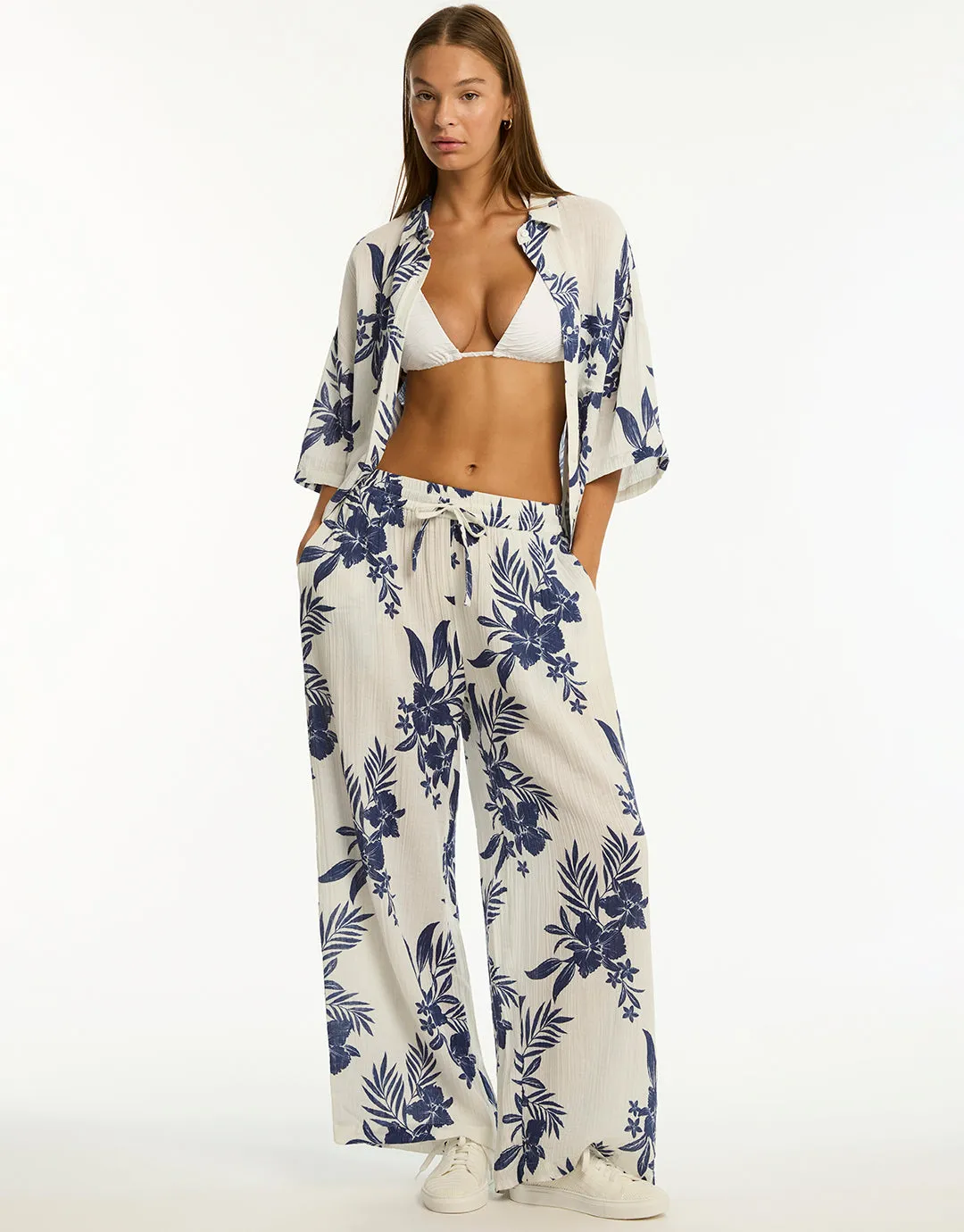 Aloha Beach Pants - White