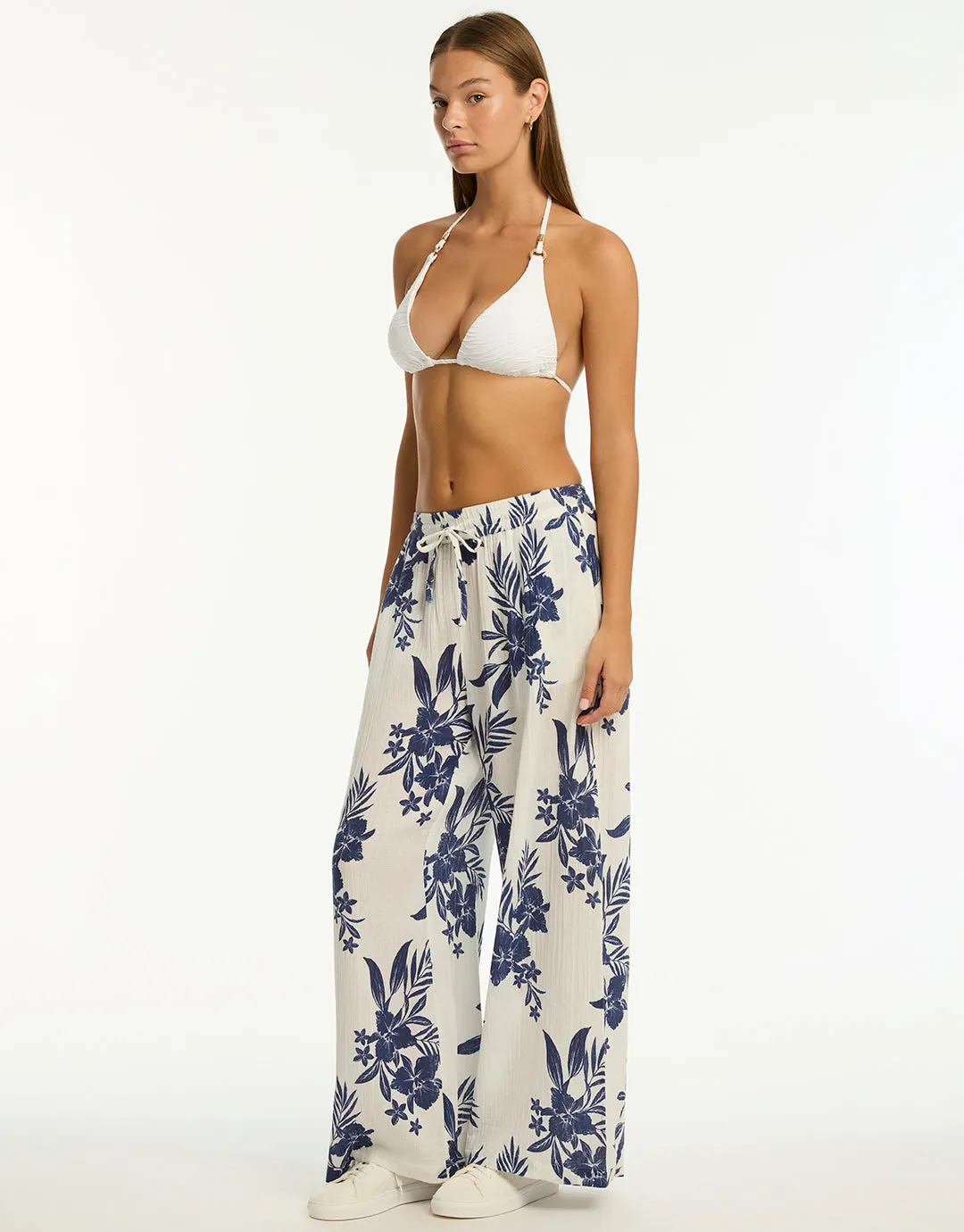 Aloha Beach Pants - White