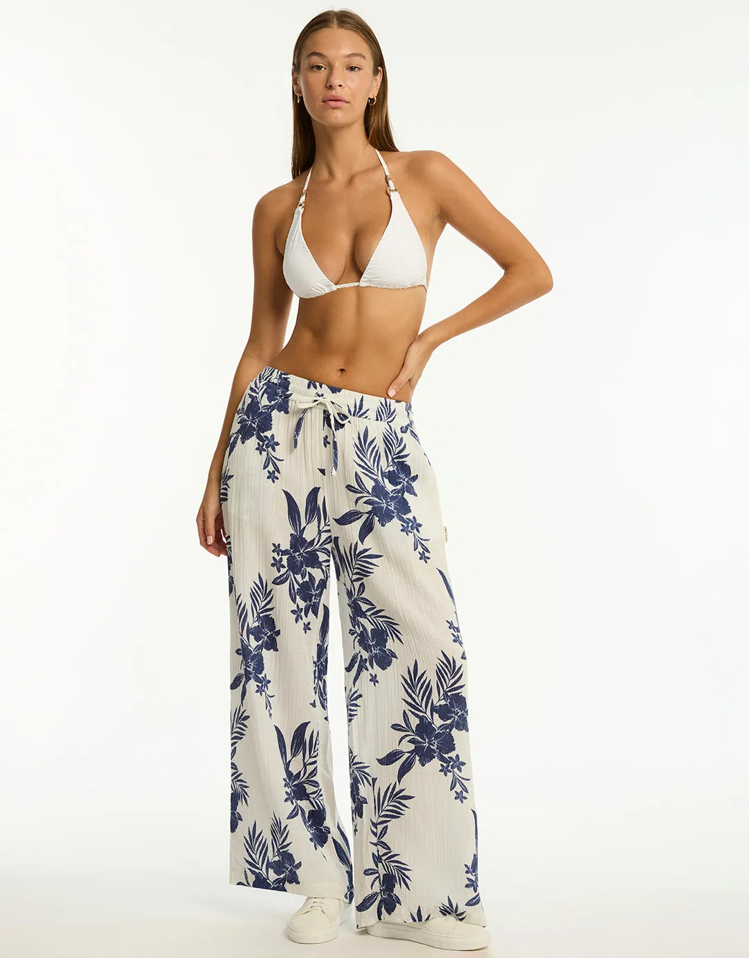 Aloha Beach Pants - White