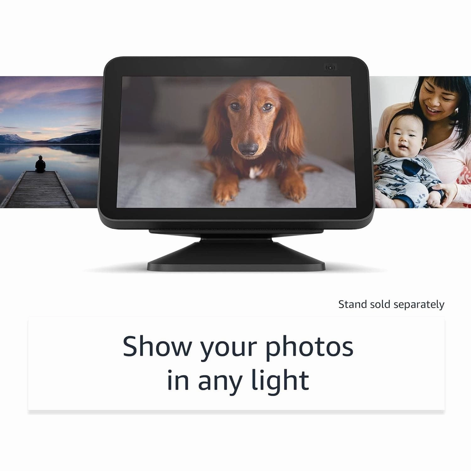 Amazon Echo Show 8 (2nd Gen) Smart Display With Alexa - Black