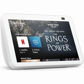 Amazon Echo Show 8 (2rd Gen) Smart Speaker - Glacier White xbox console, buy xbox series x, xbox accessories online