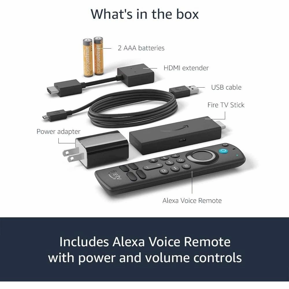 Amazon Fire TV Stick (3rd Gen) with Alexa Voice Remote (3rd Gen)