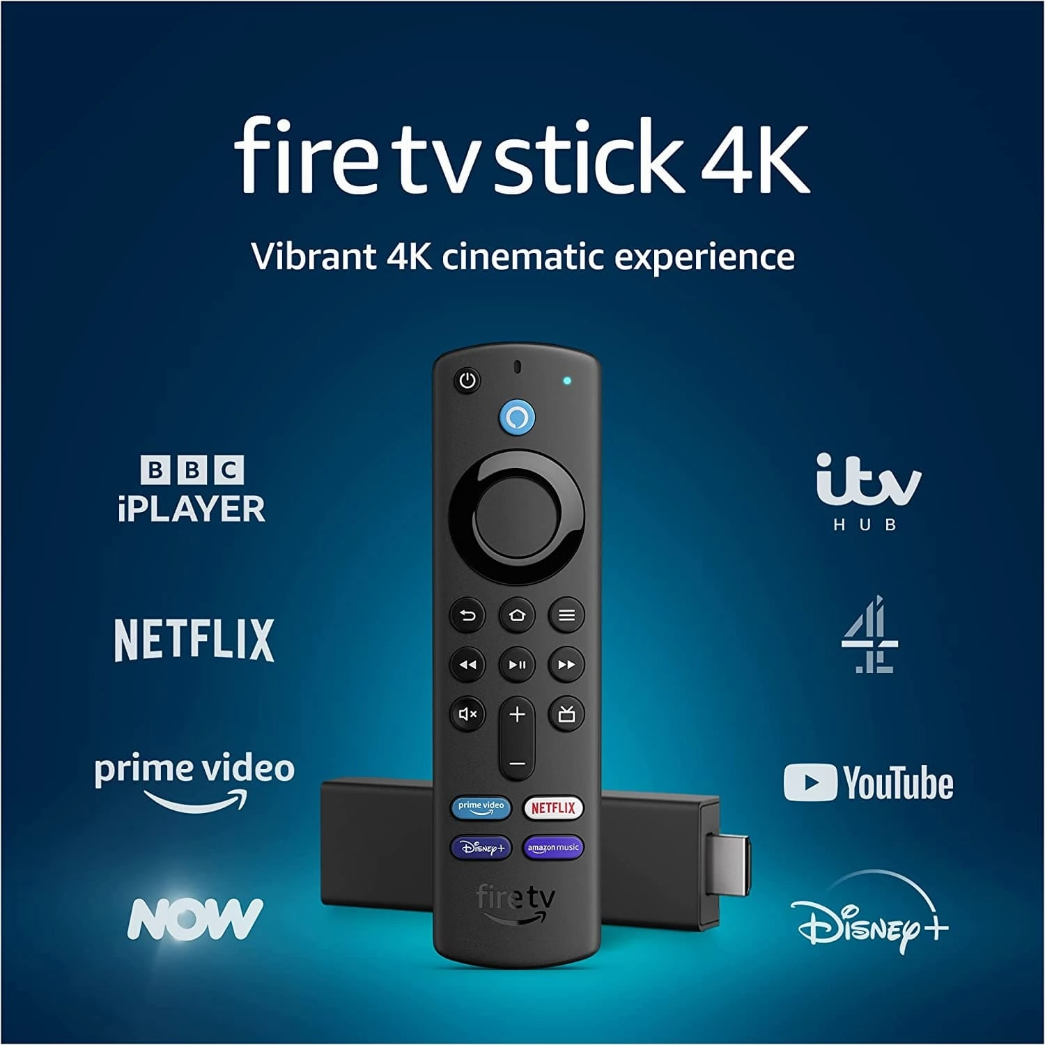 Amazon Fire TV Stick 4K Ultra HD With Alexa Voice Remote