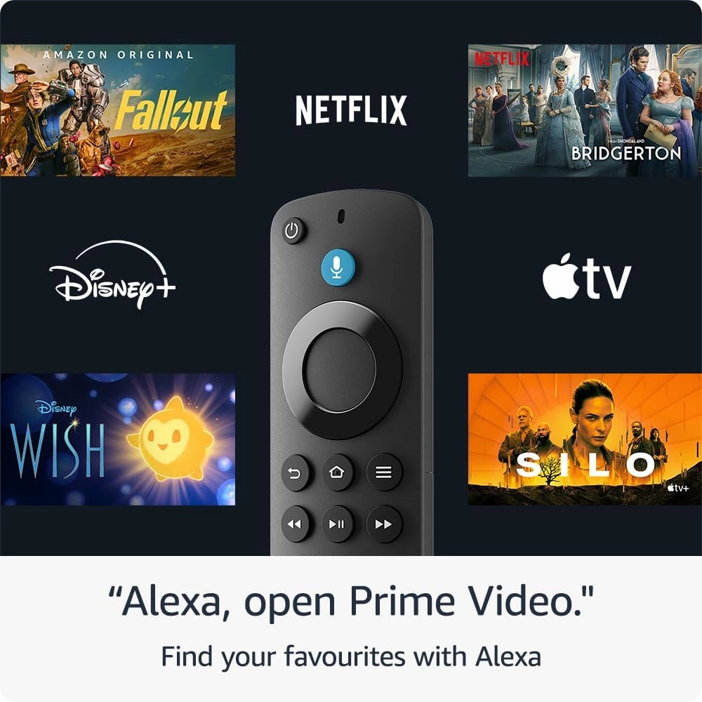 Amazon Fire TV Stick HD (Newest Gen) with Alexa Voice Remote  Free & Live TV, Smart Home Controls, HD Streaming
