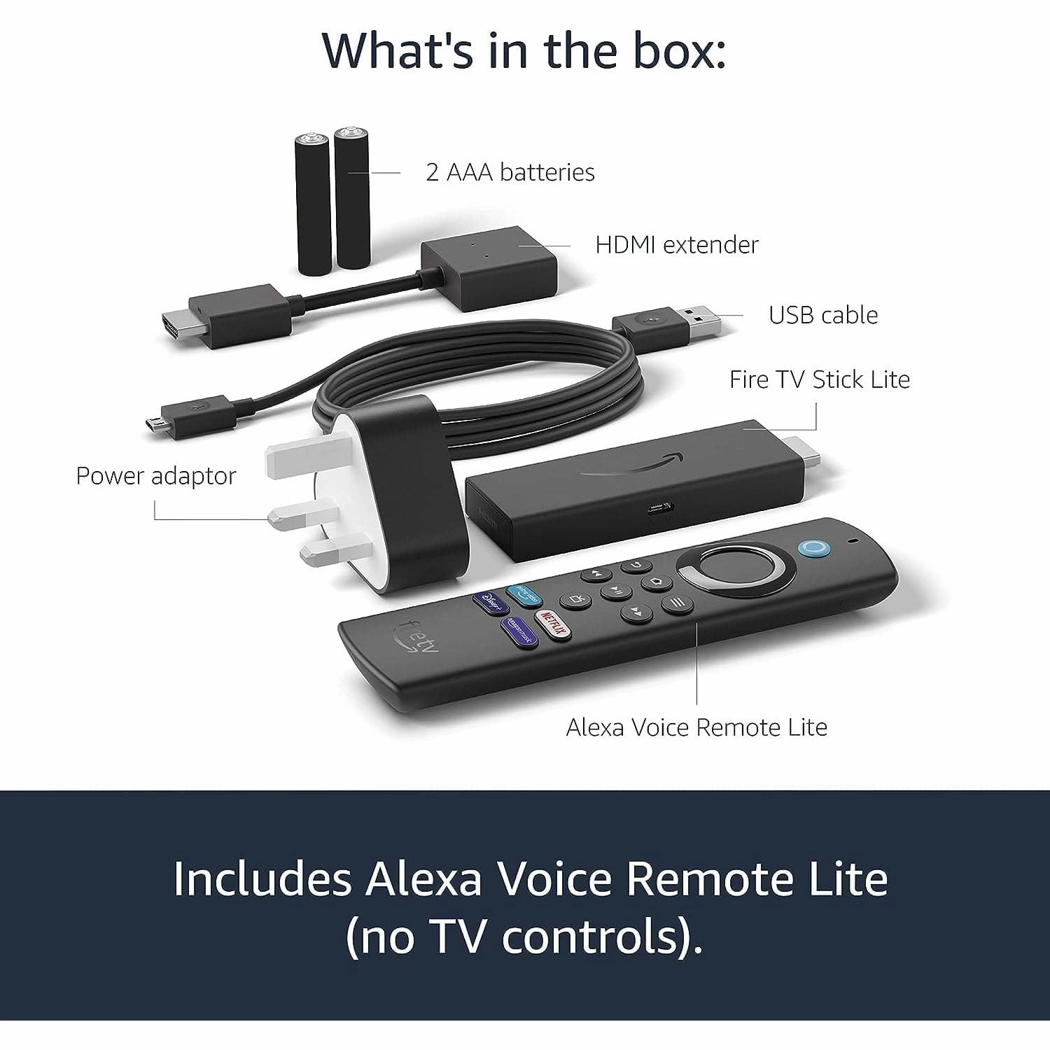 Amazon Fire TV Stick Lite with Alexa Voice Remote - Affordable HD Streaming Stick