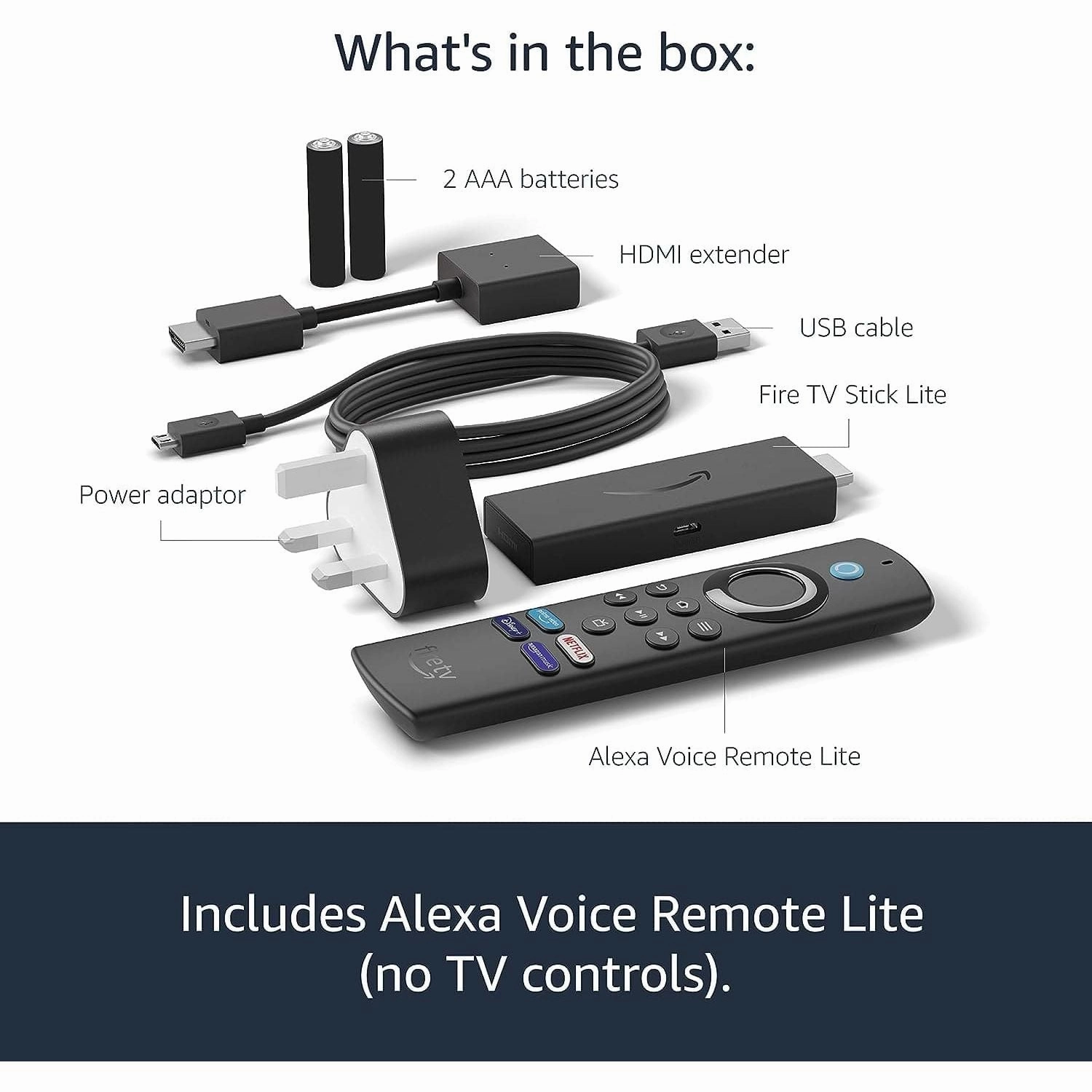 Amazon Fire TV Stick Lite with Alexa Voice Remote - Affordable HD Streaming Stick