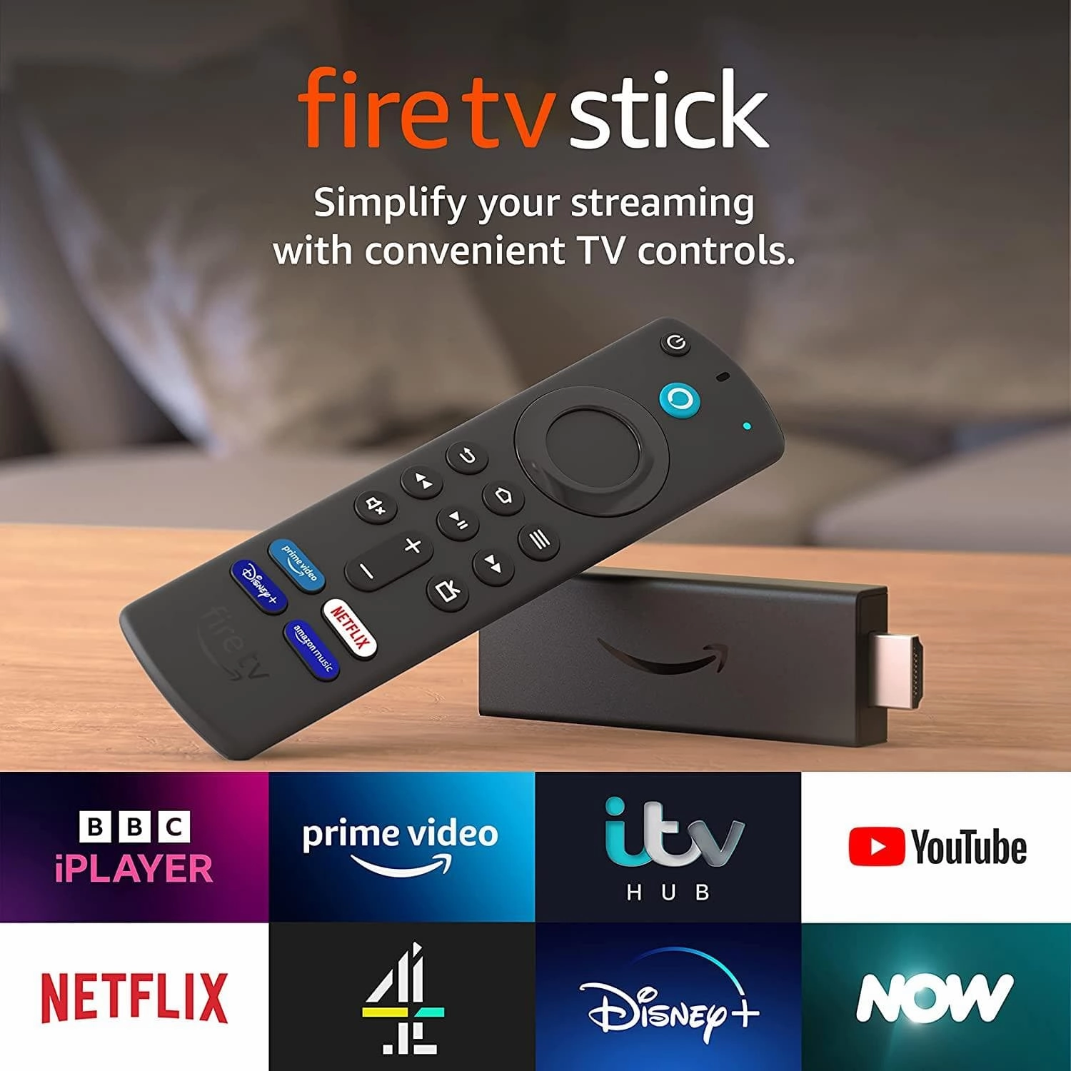 Amazon Fire TV Stick with Alexa Voice Remote (2021)