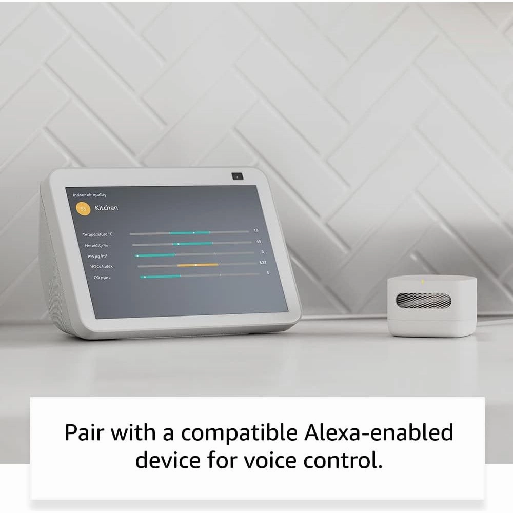 Amazon Smart Air Quality Monitor (Newest Gen)  Works with Alexa