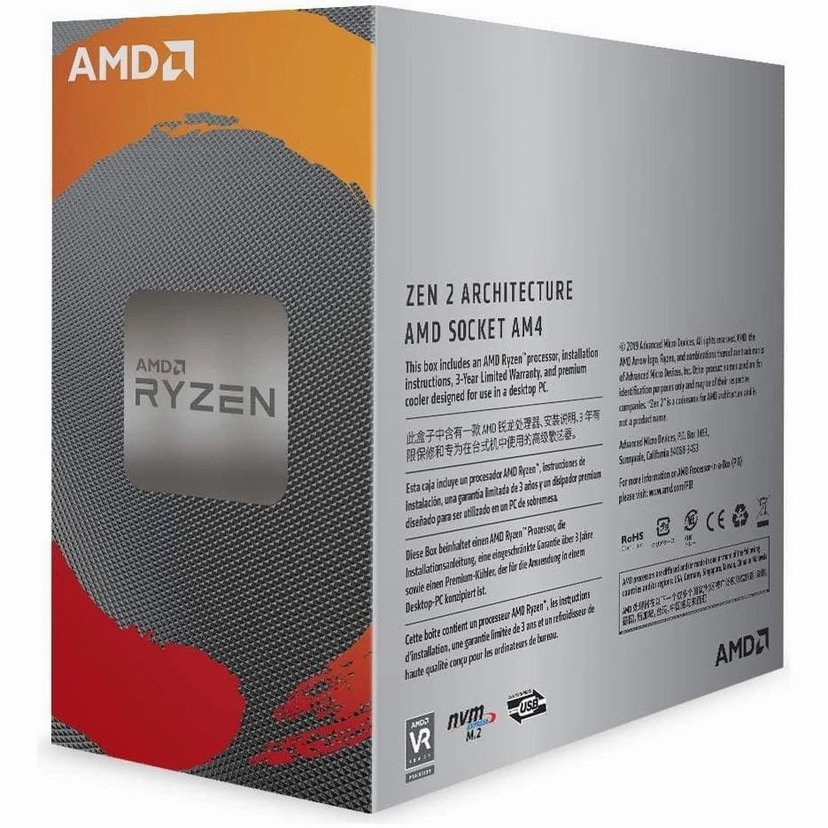 AMD Ryzen 5 3600 Processor (6C/12T, 35 MB Cache, 4.2 GHz Max Boost)